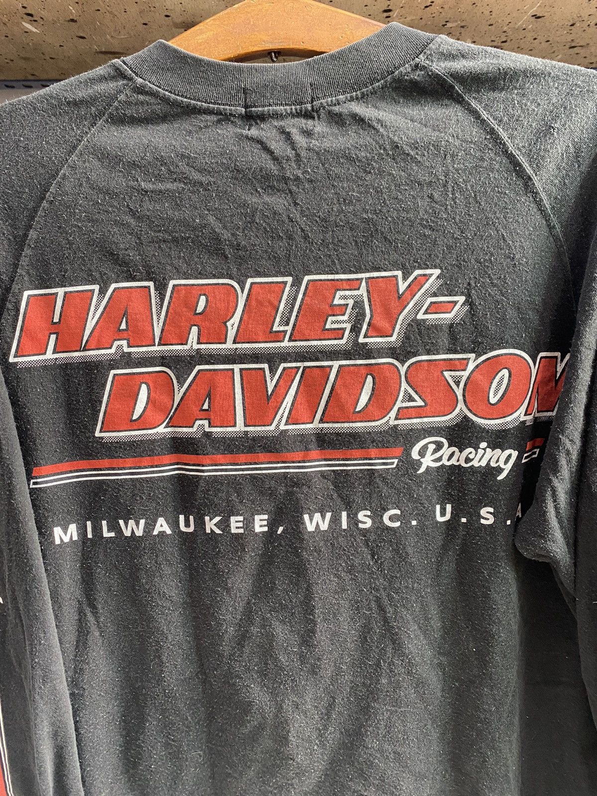 Vintage HARLEY DAVIDSON RACING TSHIRT Size US M / EU 48-50 / 2 - 8 Thumbnail