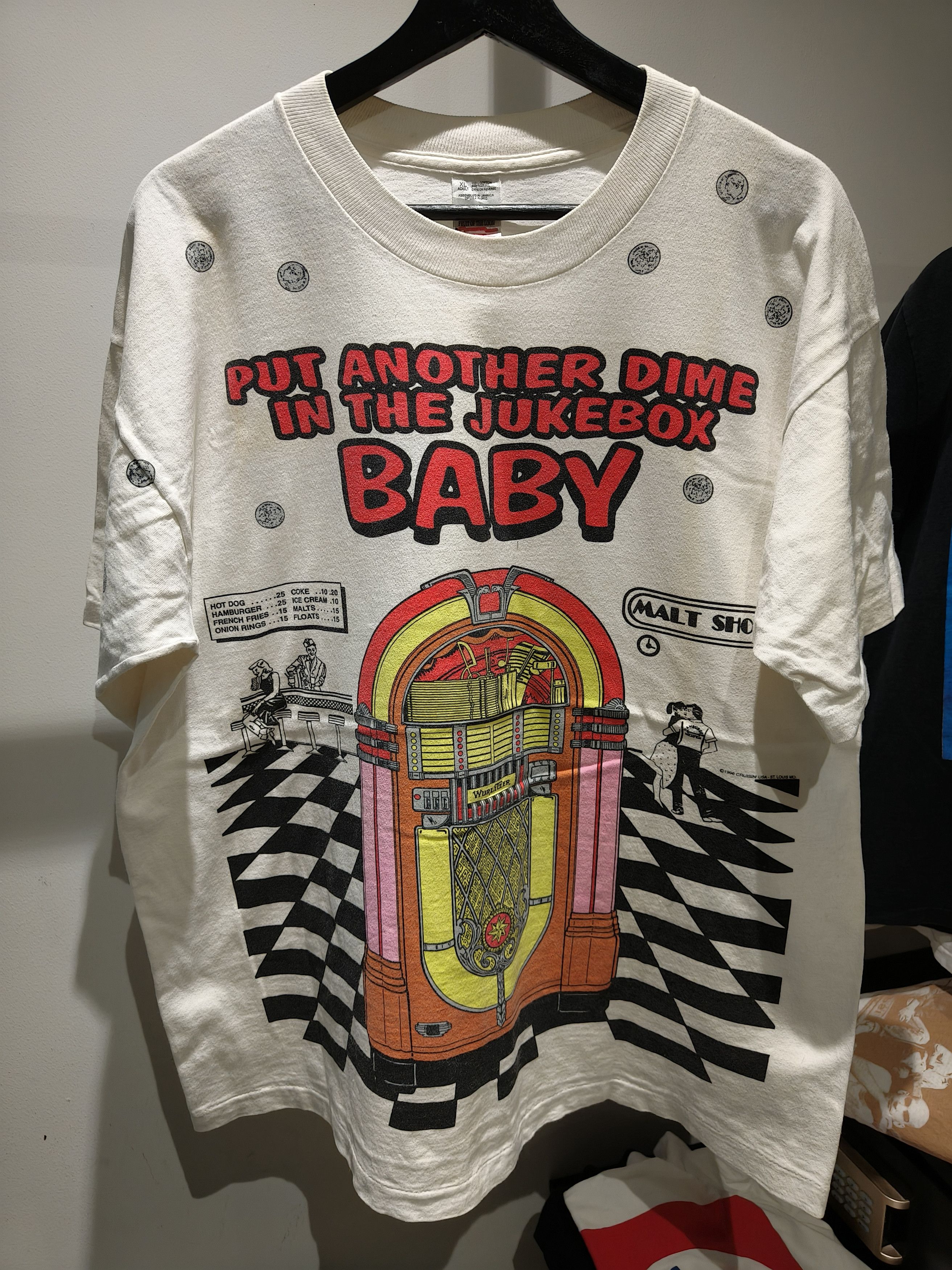 Fuck Art, Make Tees Vintage 90s Jukebox shirt Size US XL / EU 56 / 4 - 1 Thumbnail