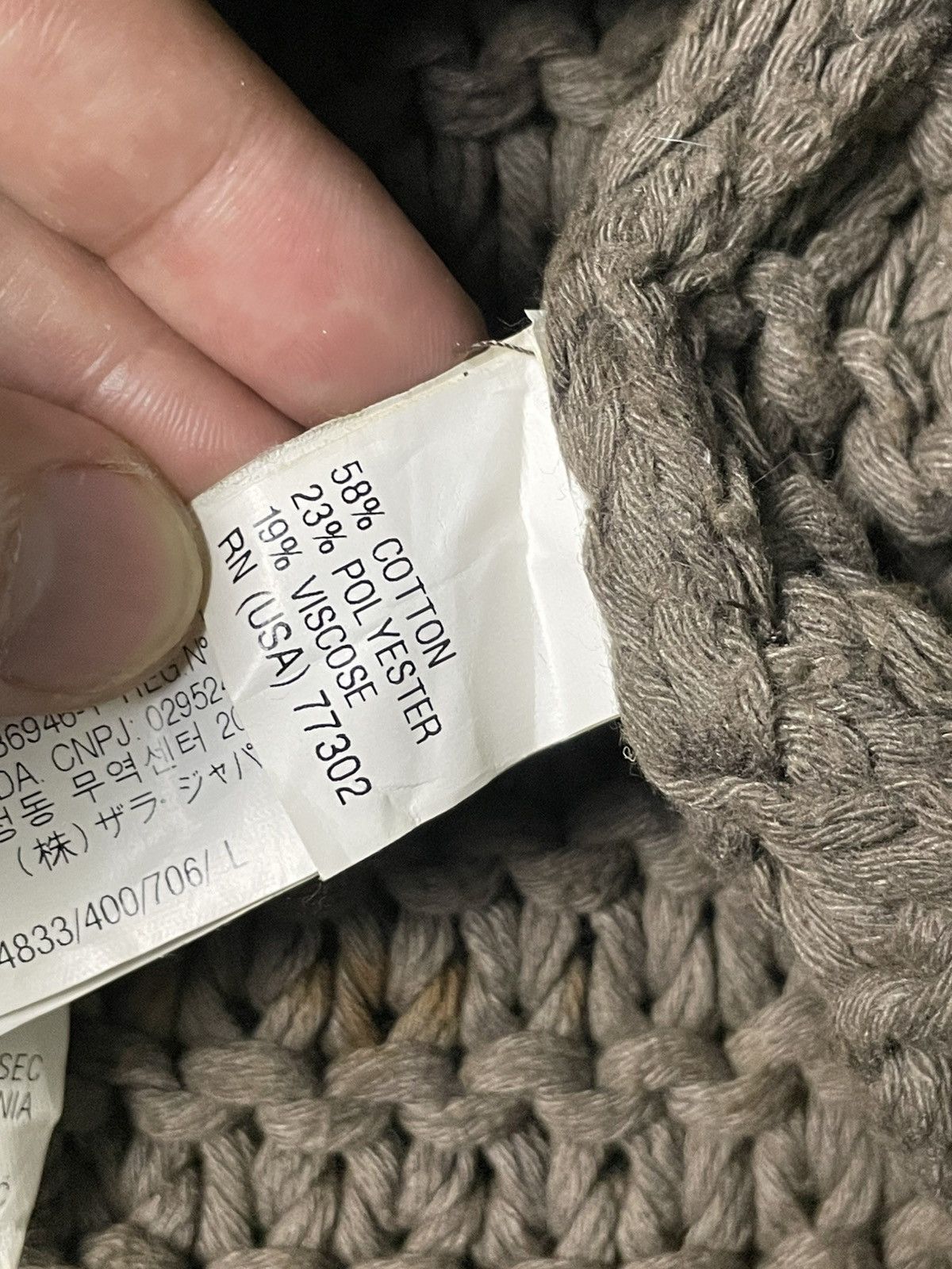 Japanese Brand × Vintage × Zara ZARA Men Cozy Knit Outerwear Cardigan (83) Size US L / EU 52-54 / 3 - 10 Thumbnail