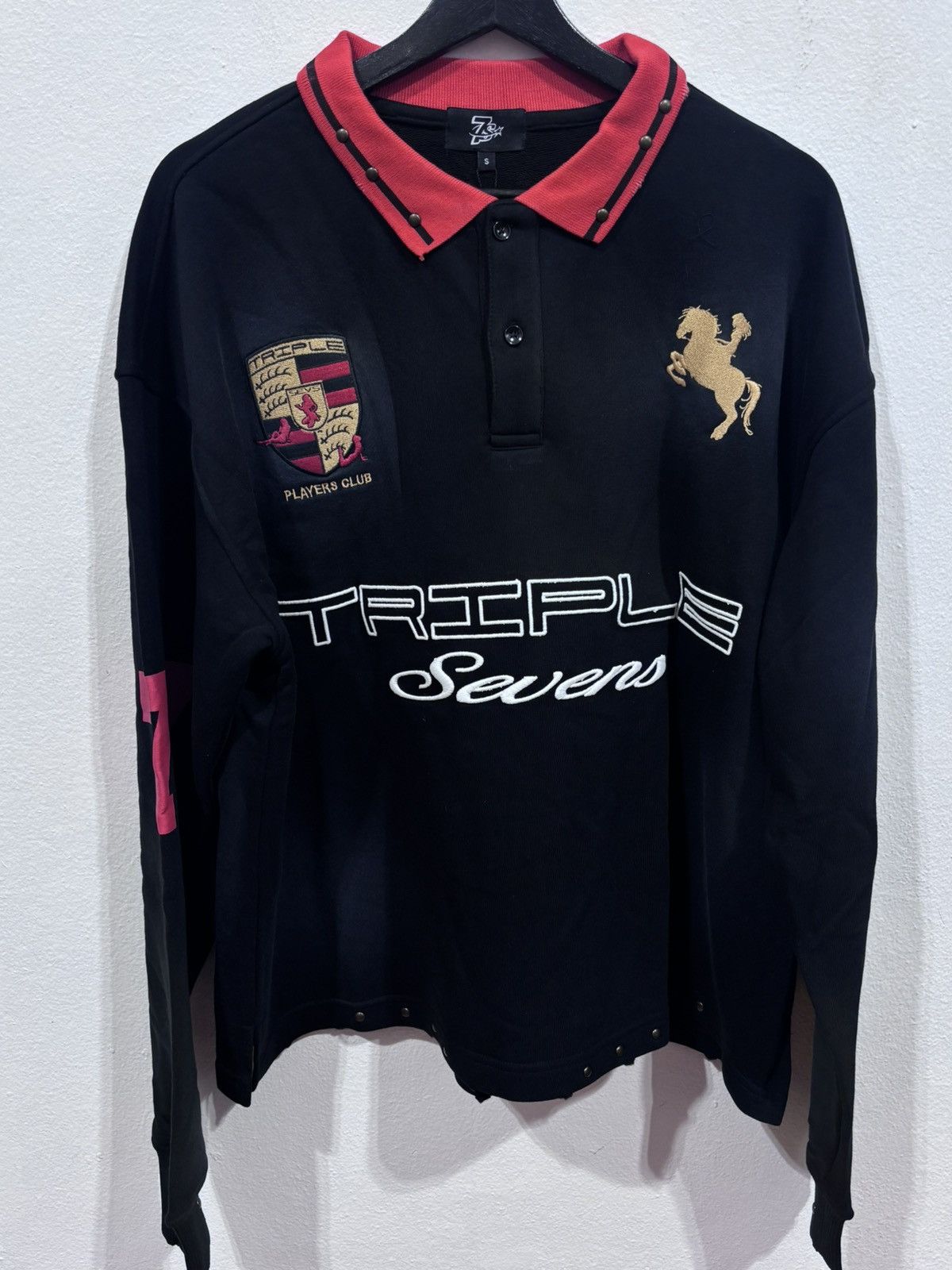 TRIPLE SEVENS Triple Sevens Sponsor Polo Black Size US S / EU 44-46 / 1 - 2 Thumbnail