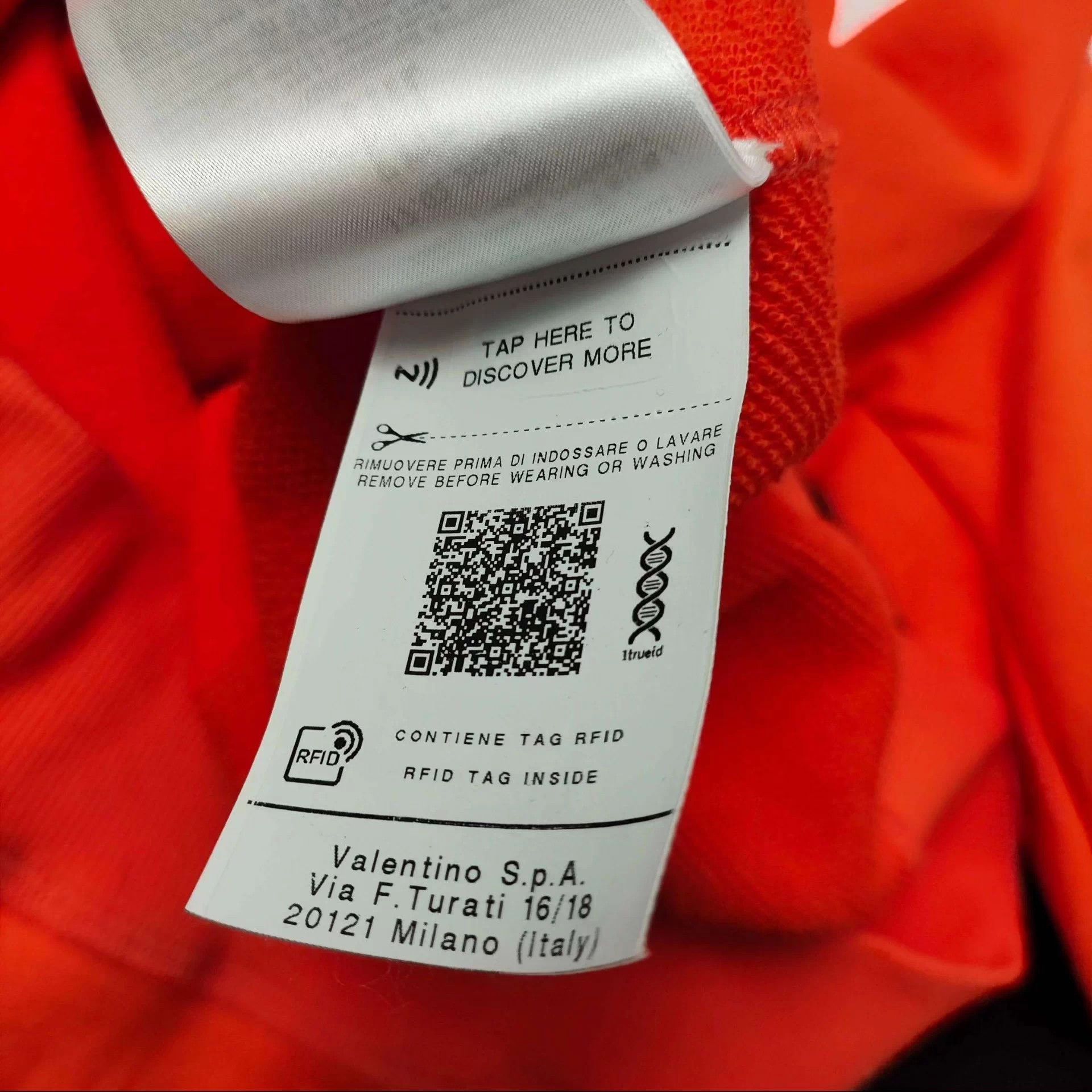 Valentino Valentino Men's Sweatshirt 180/100 Orange Size US L / EU 52-54 / 3 - 3 Thumbnail
