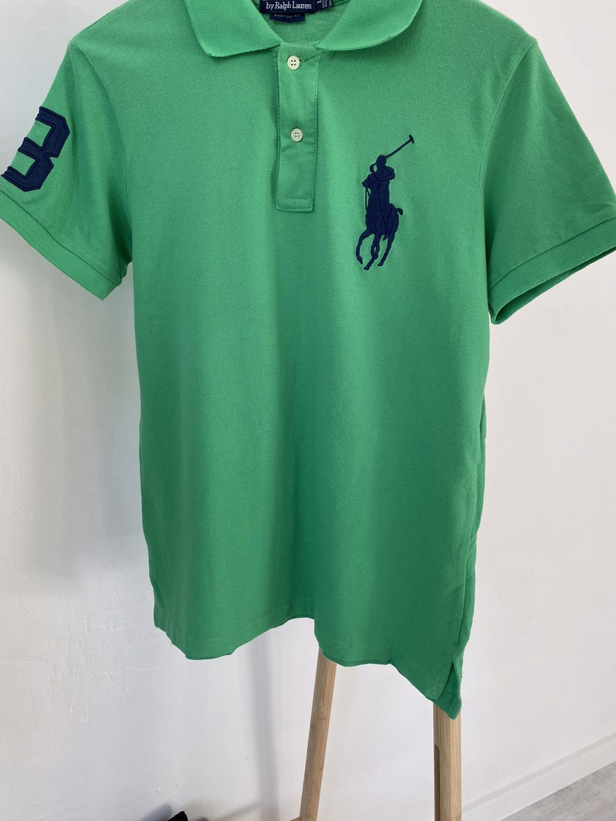 Polo Ralph Lauren Vtg Polo Ralph Lauren Big Pony Logo Rugby Polo Shirt Size US L / EU 52-54 / 3 - 3 Thumbnail