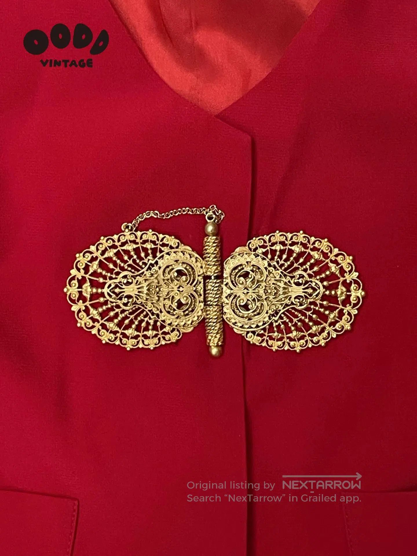 Gianfranco Ferre Gianfranco Ferré Red Vest with Metal Closure. Size S / US 4 / IT 40 - 2 Thumbnail