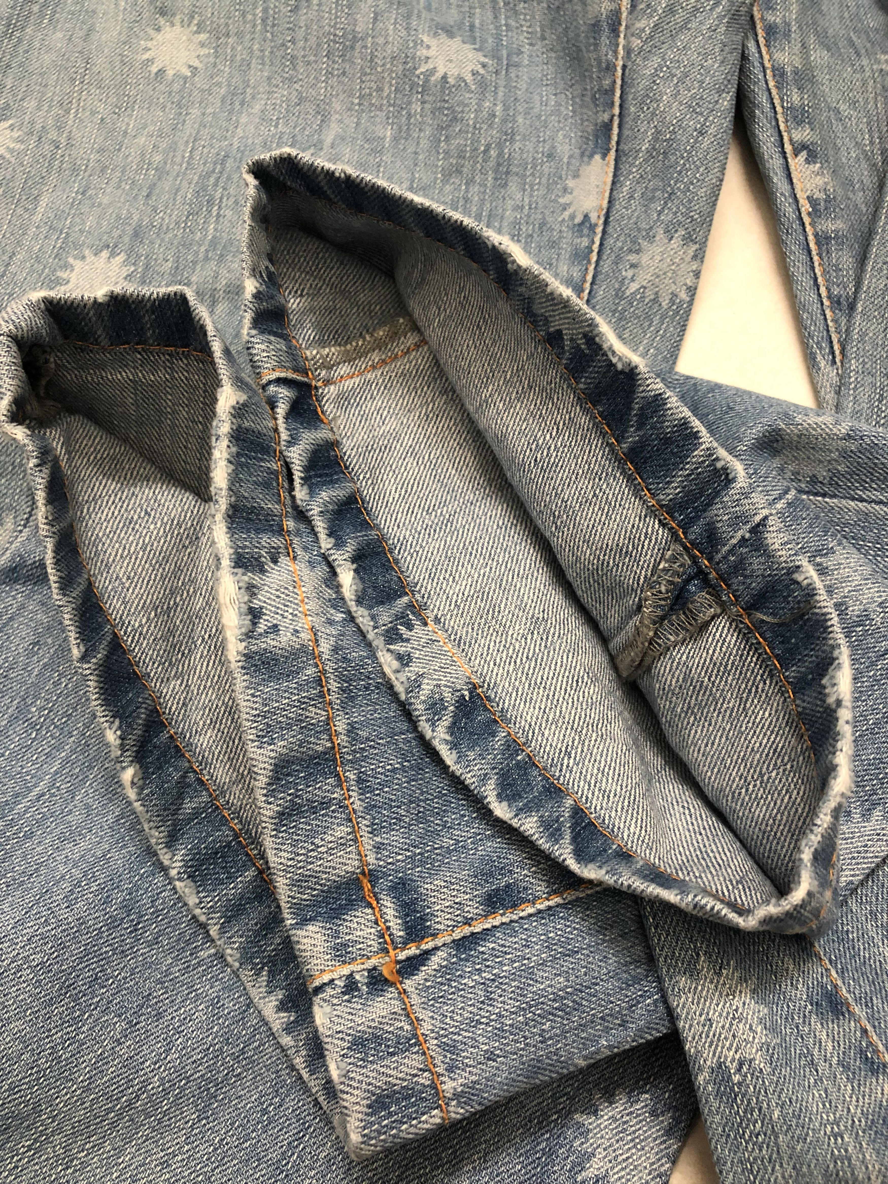 Designer × Issey Miyake × Japanese Brand Japanese Designer Sunao Kuwahara Distressed Design Jeans Size US 32 / EU 48 - 8 Thumbnail