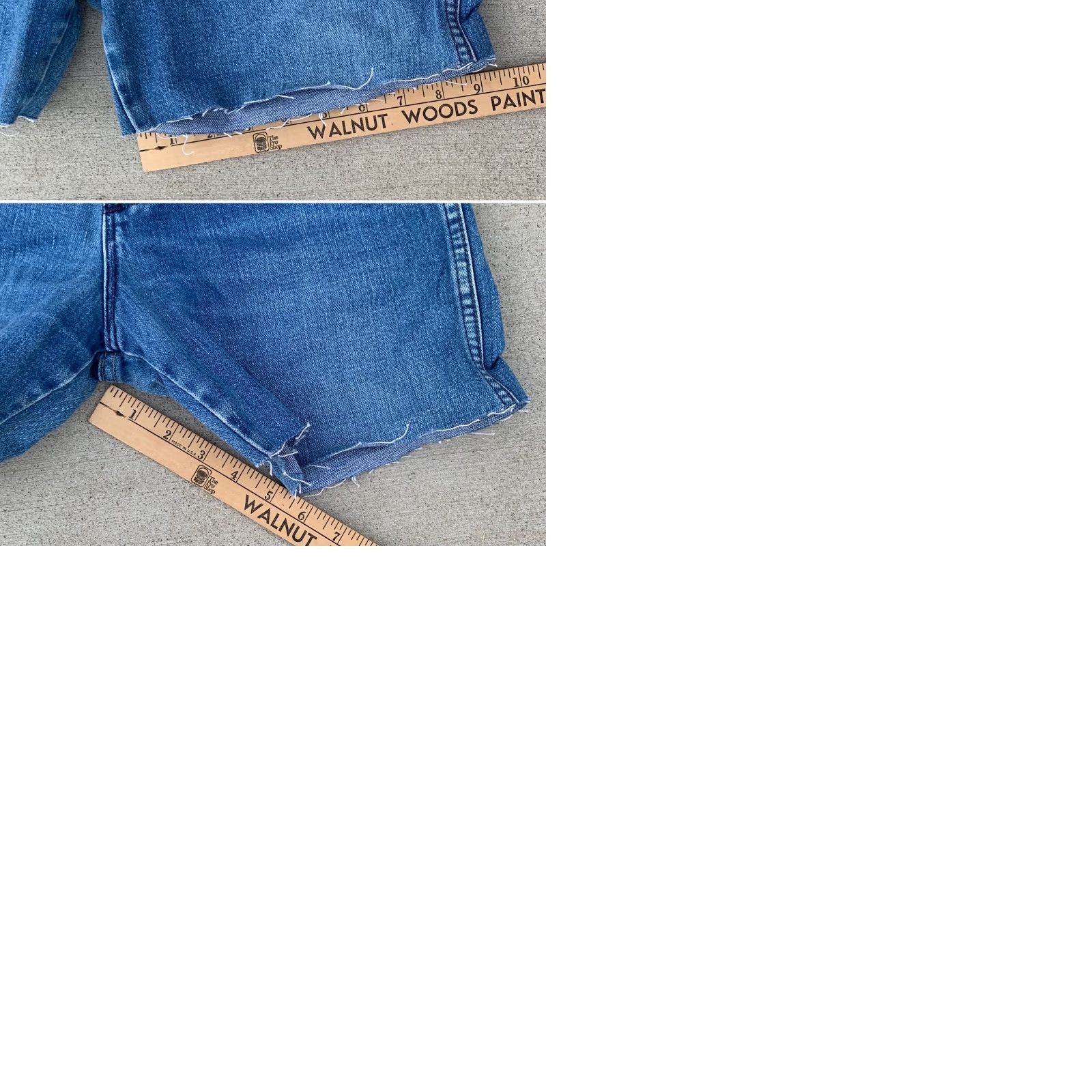 Wrangler VINTAGE Wrangler Jeans shorts western cut offs made in USA Sz 28 27” waist Denim Blue 1970s Rockabilly Mens Womens Size 28" / US 6 / IT 42 - 9 Thumbnail