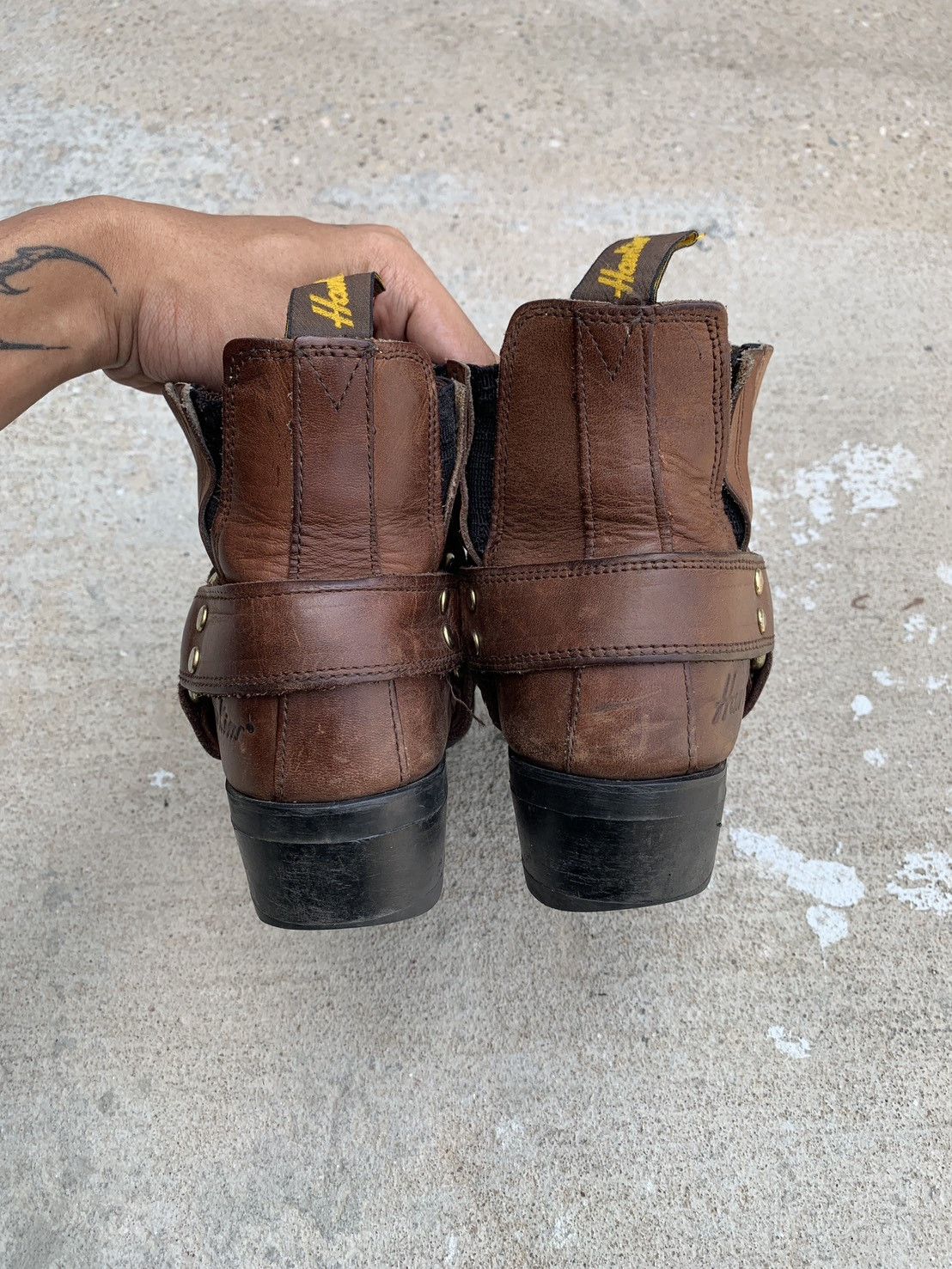 Leather Vintage Hawkins Leather Engineer Boots Size US 9 / EU 42 - 8 Thumbnail