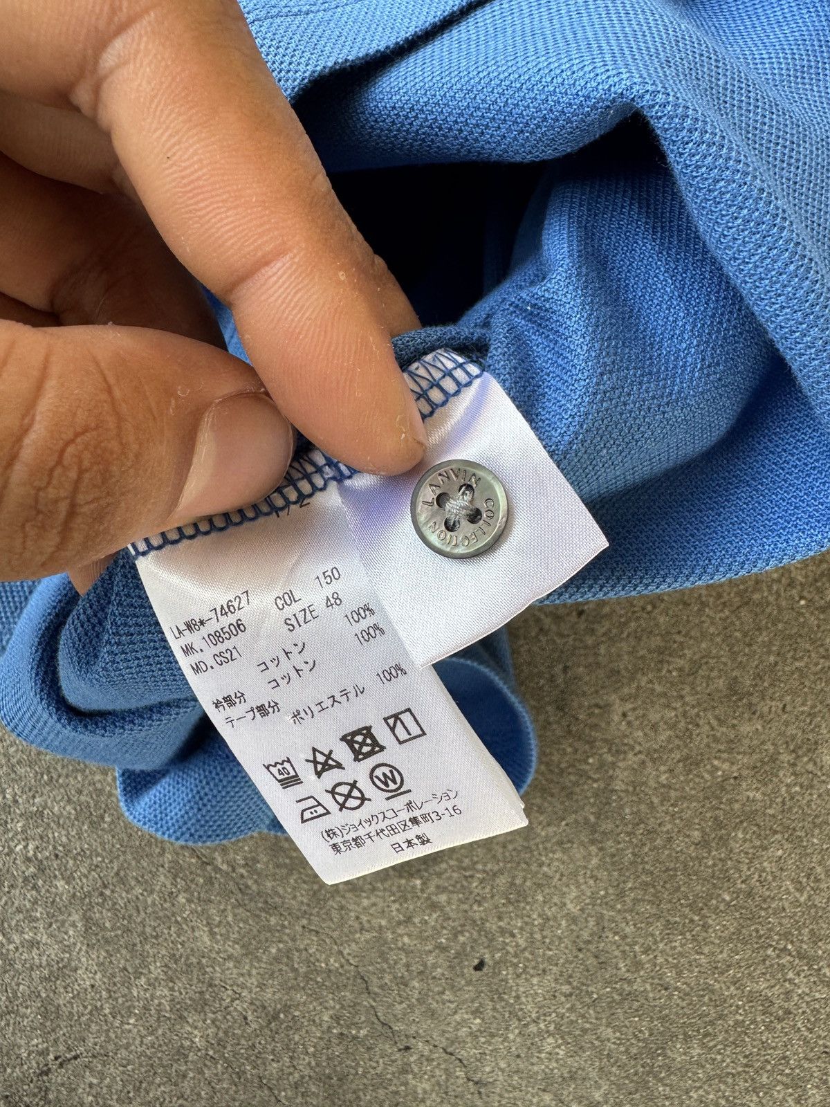 Lanvin × Vintage Vintage Lanvin Collection Poloshirt Size US M / EU 48-50 / 2 - 6 Thumbnail