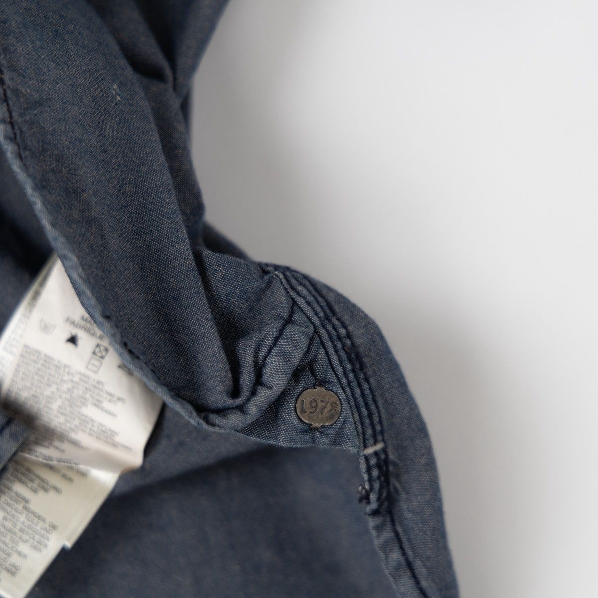 Diesel Diesel Gray Blue Button Up Denim Jean Shirt Casual Workwear Size US L / EU 52-54 / 3 - 7 Thumbnail