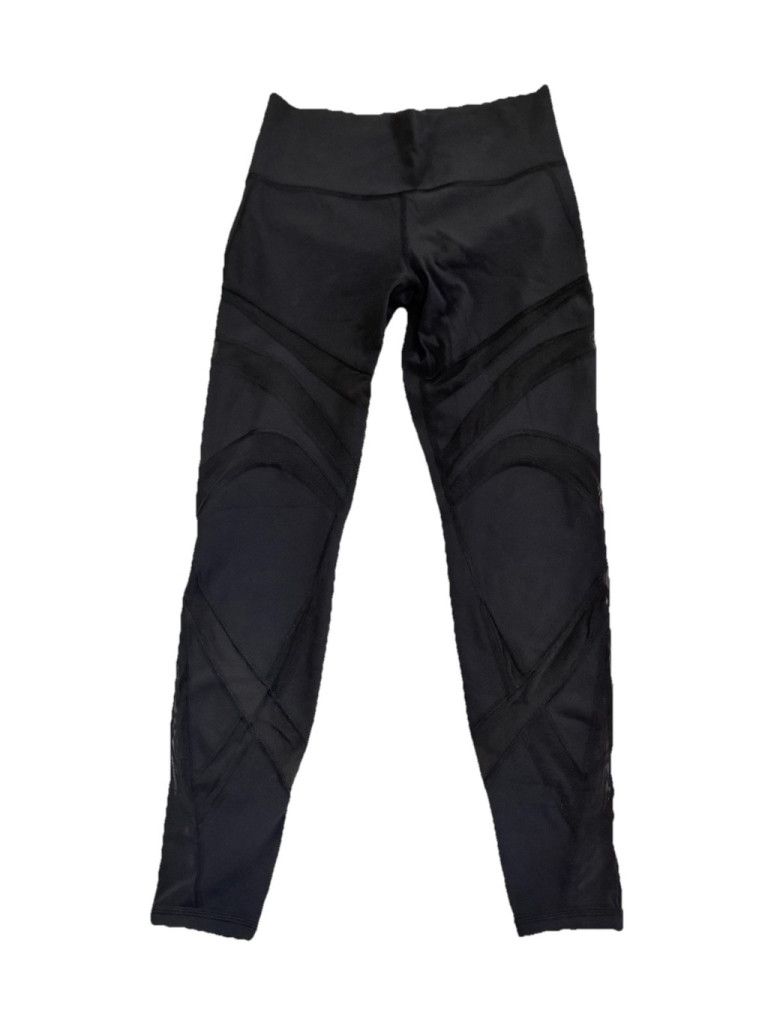 Lululemon LULULEMON WUNDER UNDER HIGH RISE TIGHT 28”MESH BLACK SIZE 10 Size 32" / US 10 / IT 46 - 2 Thumbnail