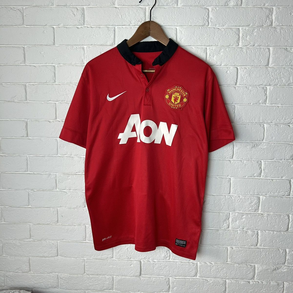 Nike Nike Manchester United 2013/14 Home Jersey Kit Van Persie 20 Size US M / EU 48-50 / 2 - 2 Thumbnail