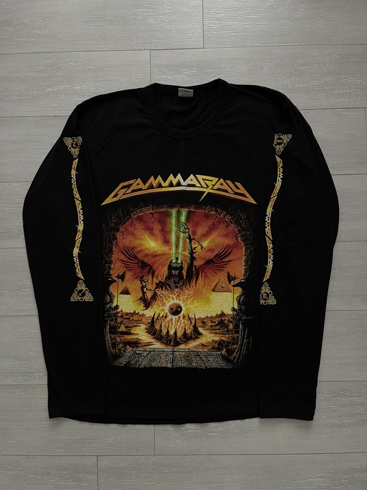 Band Tees × Vintage T-Shirt Longsleeve Long Rock Gamma Ray Hellish Rock 2007 /08 Size US XL / EU 56 / 4 - 2 Thumbnail