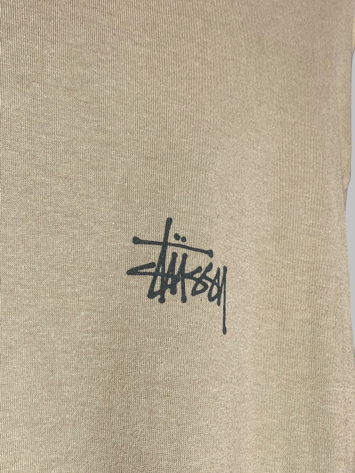 Stussy 🔥 STUSSY BROWN BACK BIG LOGO STREETWEAR LONGSLEEVE T-SHIRT Size US L / EU 52-54 / 3 - 7 Thumbnail