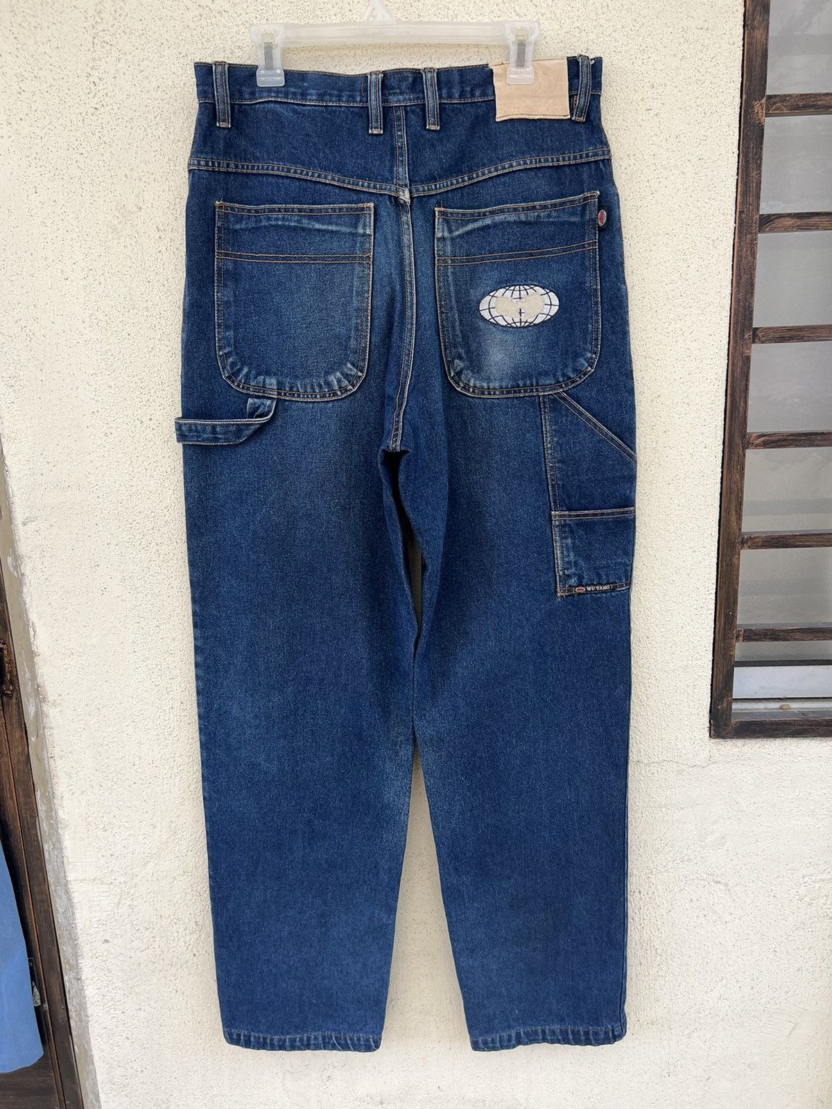 Vintage × Wu-Tang Clan Vintage 90s Wu Tang Mud Denim Baggy Jeans Hip Hop Size US 33 - 13 Thumbnail