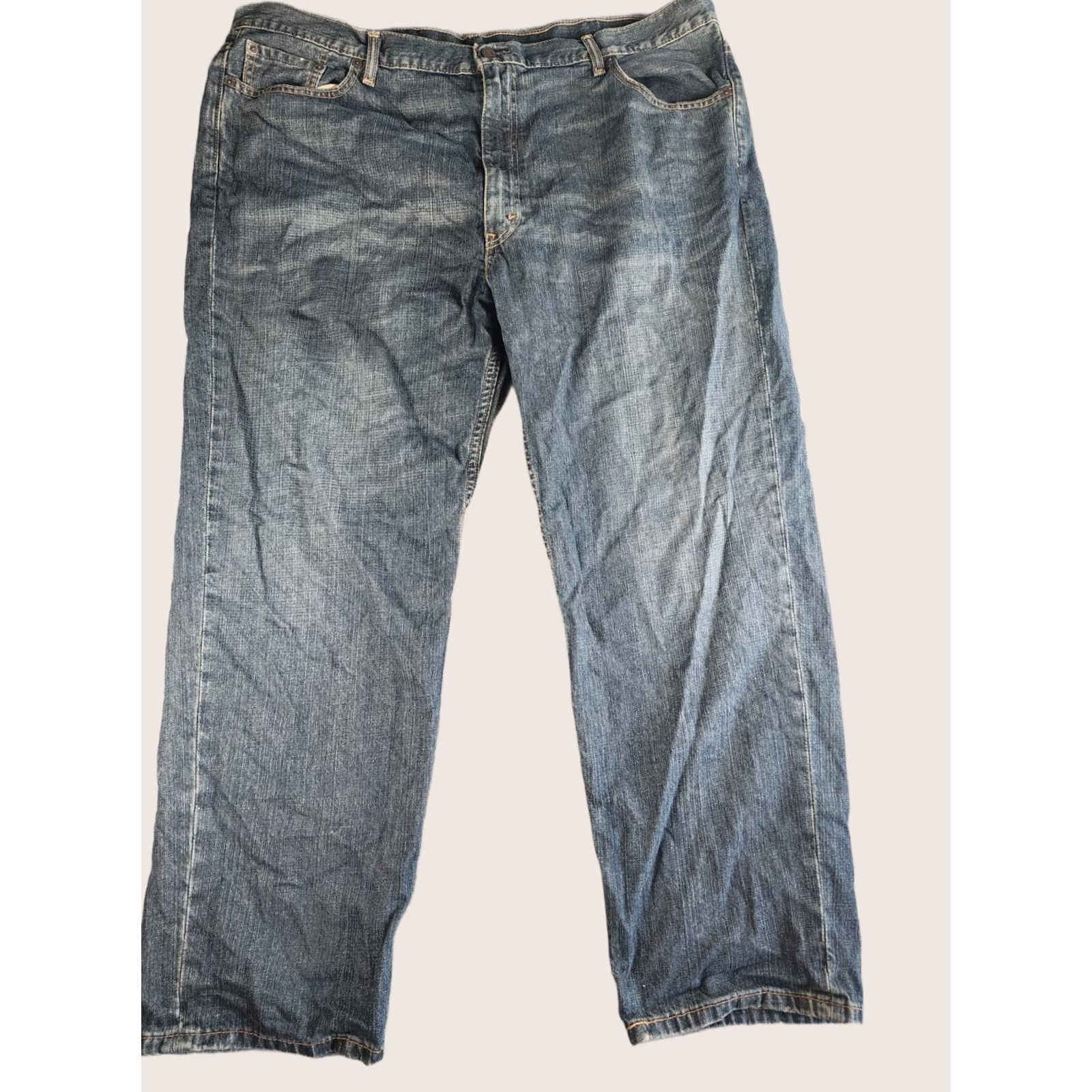 Levi's Levi's 550 Jeans Straight Legacy 42x30 Denim Medium Blue Jeans Pants Mens Regular 5-Pocket Classic American Vintage? Size US 42 / EU 58 - 1 Thumbnail