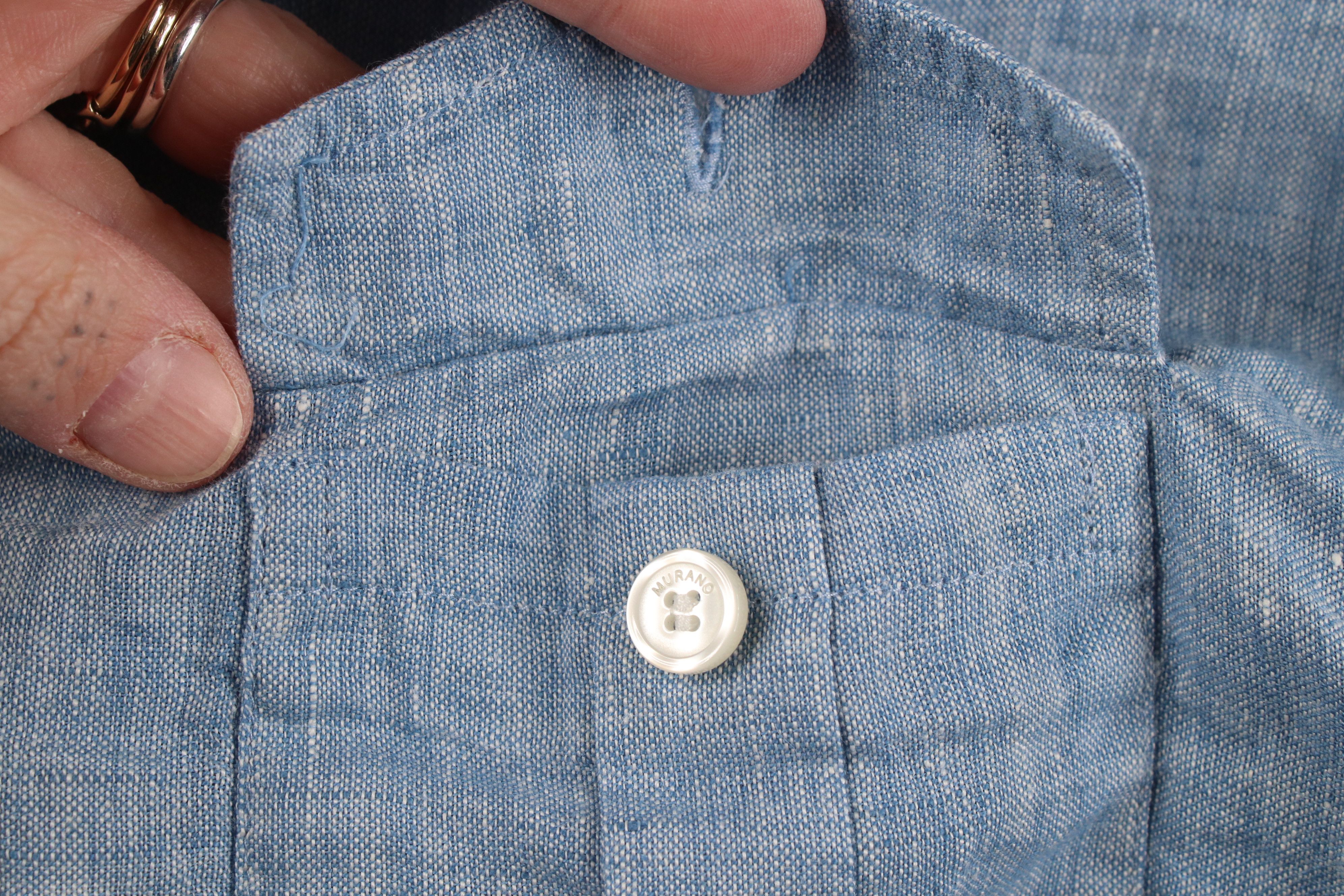 Vintage Streetwear Baird McNutt Irish Linen Roll Cuff Button Shirt Size US S / EU 44-46 / 1 - 8 Thumbnail