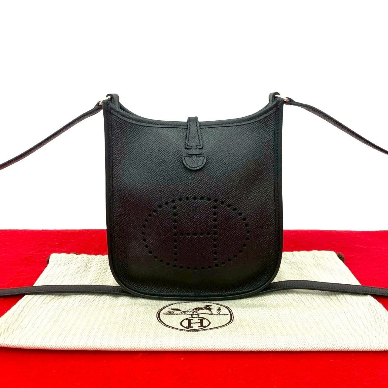 Hermes Hermes Hermes Evelyne TPM Vau Epsom Mini Shoulder Bag Leather Crossbody Bag Stamp N (2010) DUTY FREE for USA Size ONE SIZE - 1 Thumbnail