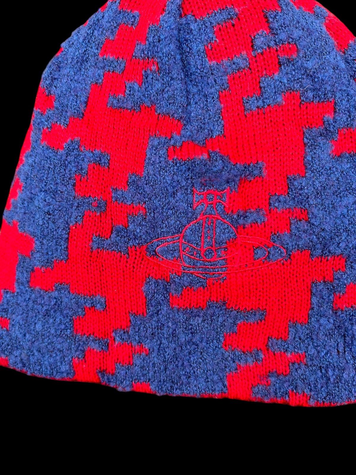 Vivienne Westwood Vivienne Westwood Orb Logo Knitted Rare Design Beanie Hats Size ONE SIZE - 4 Thumbnail