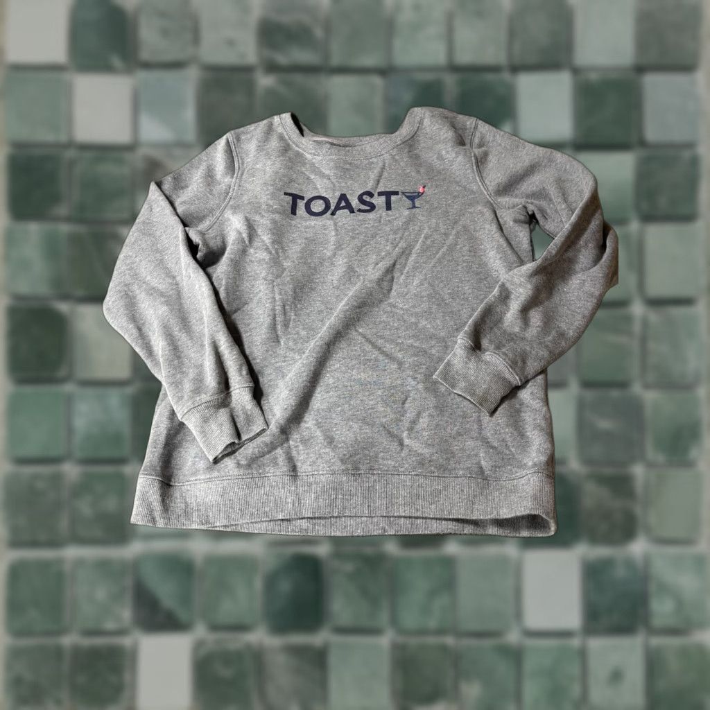 Old Navy Old Navy Sweater Women S Small Gray " Toast " Pullover Long Sleeve Solid Acrylic Nylon Spandex Size S / US 4 / IT 40 - 1 Thumbnail