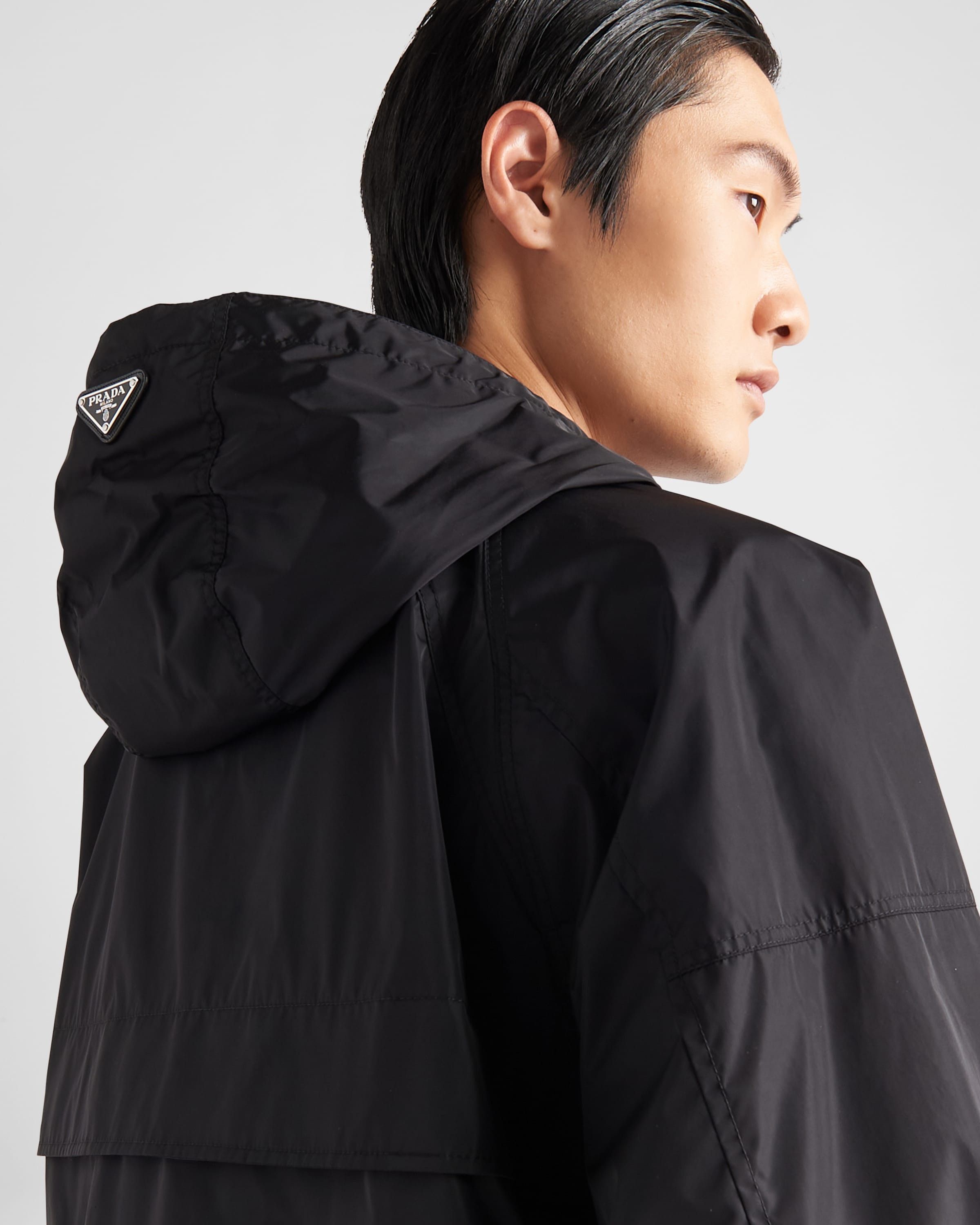 Prada o1mt1gz0225 Technical Fabric Jacket in Black Size US M / EU 48-50 / 2 - 4 Thumbnail