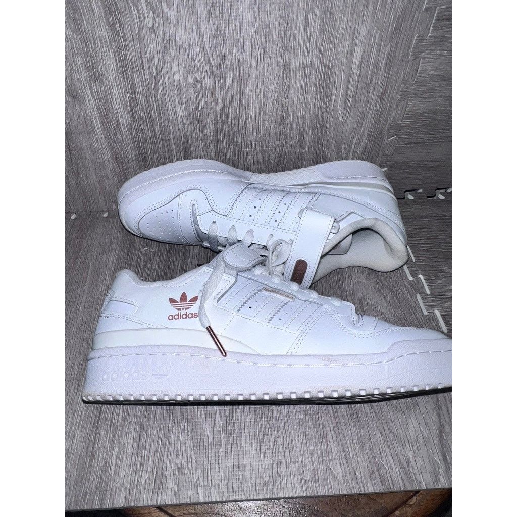 Adidas Adidas Women's Forum Low Sneakers White Rose Gold Size 8.5 Size US 8.5 / IT 38.5 - 8 Thumbnail