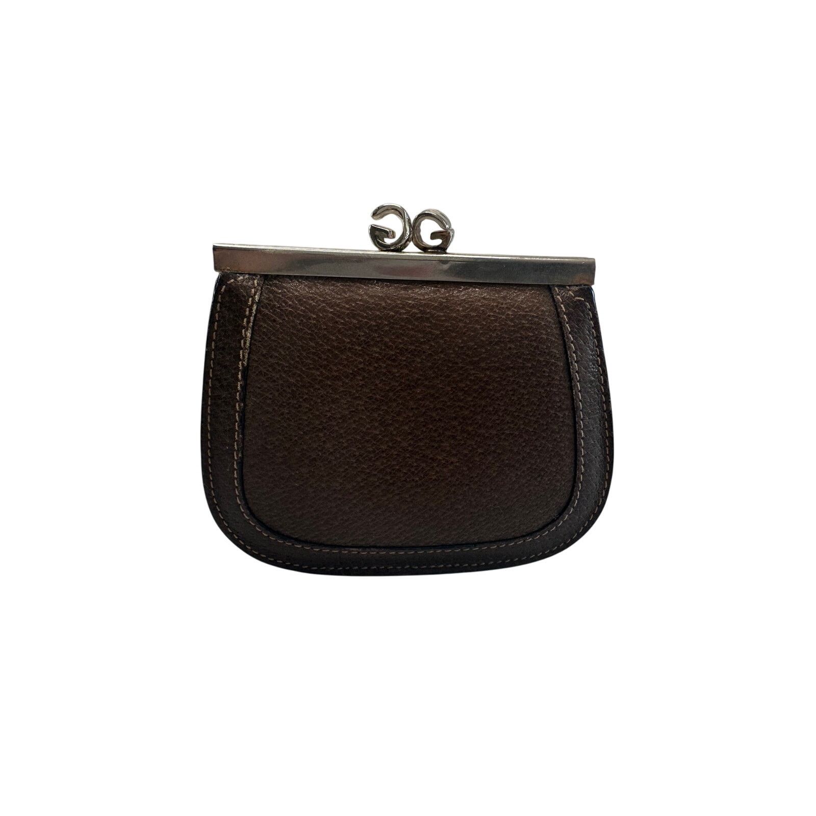 Gucci Gucci GG Kiss Lock Coin Pouch - Great Vintage Gucci Find! Size ONE SIZE - 15 Thumbnail