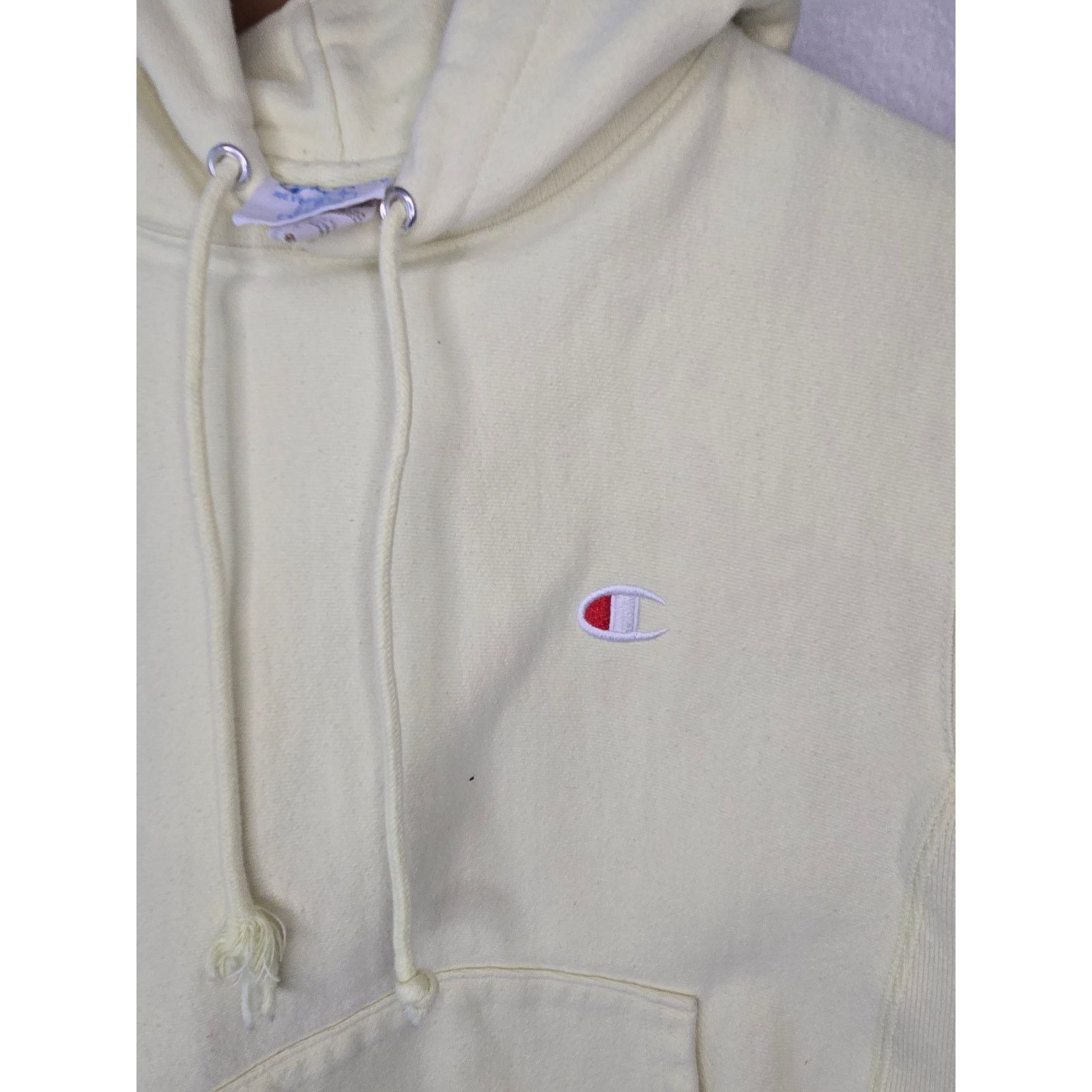 Champion Vintage Champion Reverse Weave Lime Green Hoodie Small 2000s Size S / US 4 / IT 40 - 2 Thumbnail