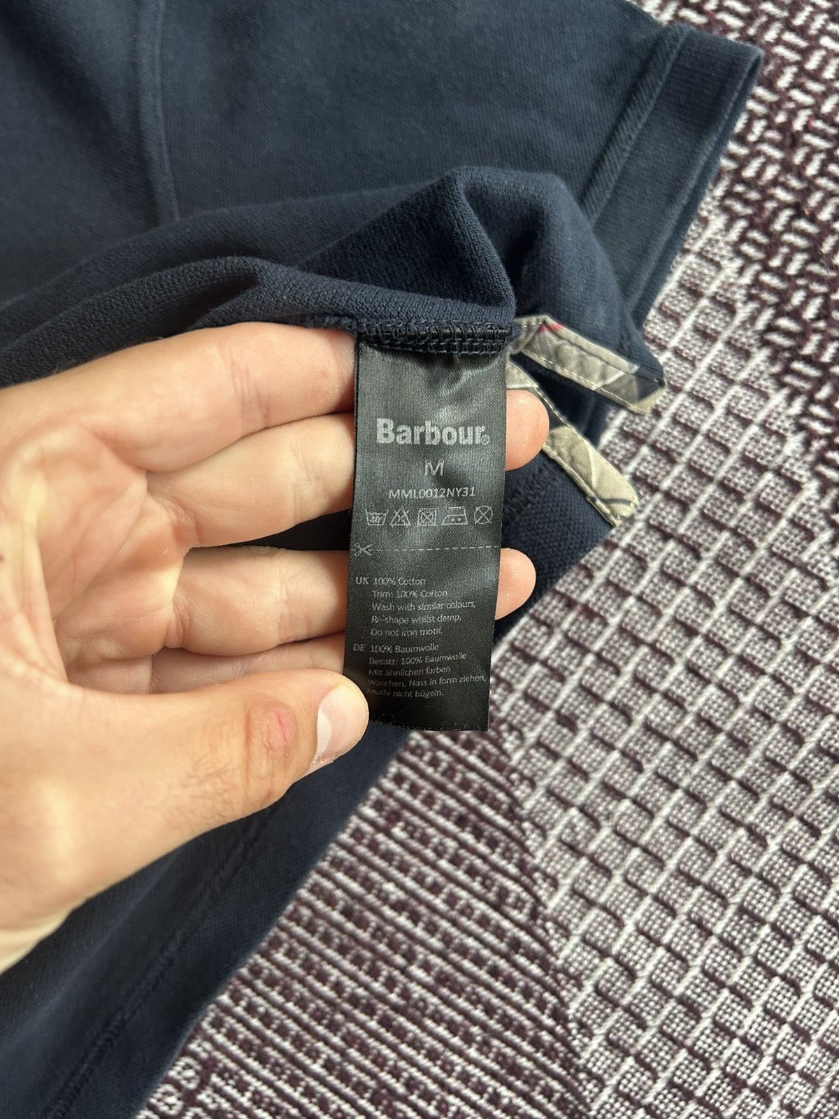 Barbour Barbour Polo T-shirt Mens Classic Type Size Medium Size US M / EU 48-50 / 2 - 11 Thumbnail