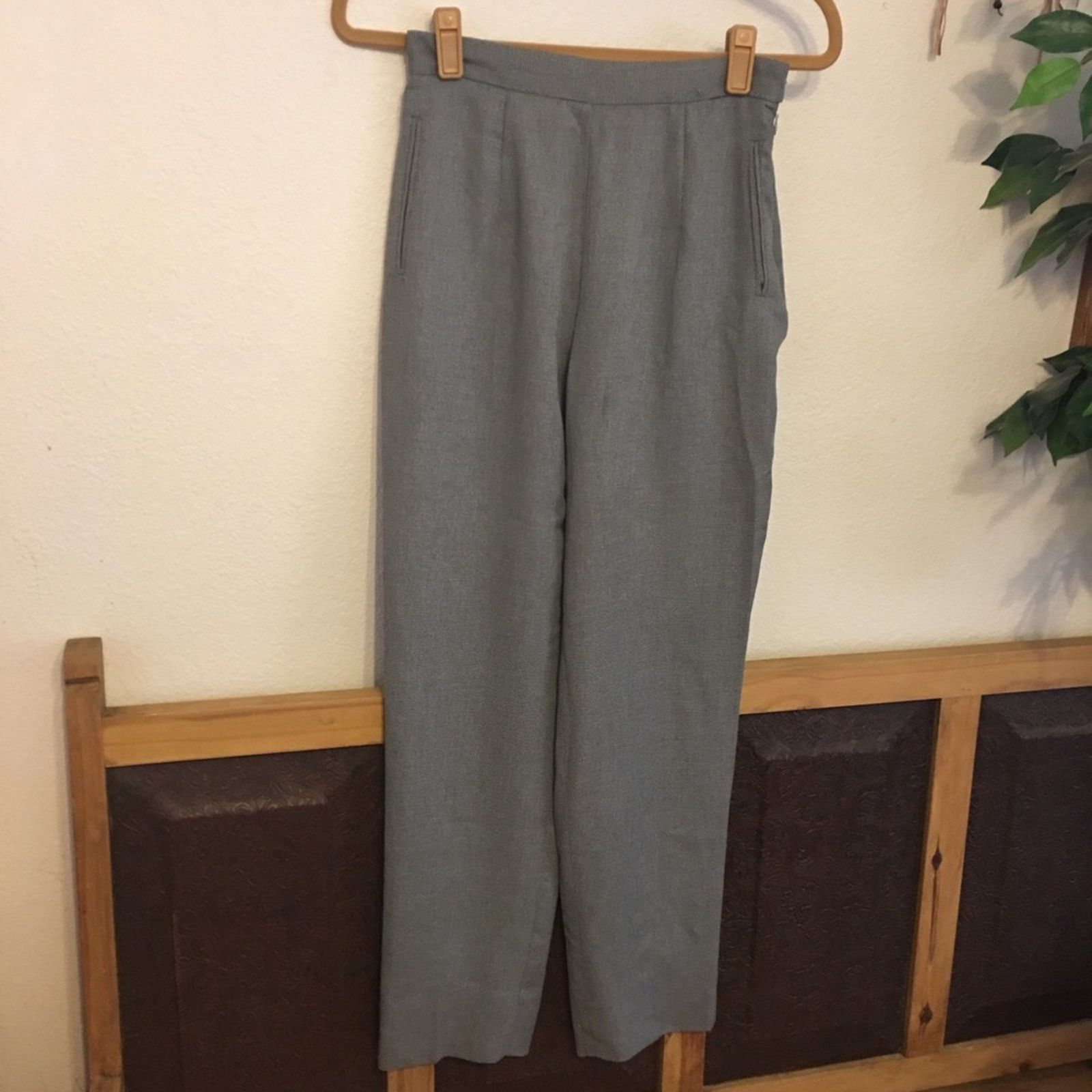 Other Vintage Renlyn New York Petites Gray pant suit 6P Size M / US 6-8 / IT 42-44 - 2 Thumbnail