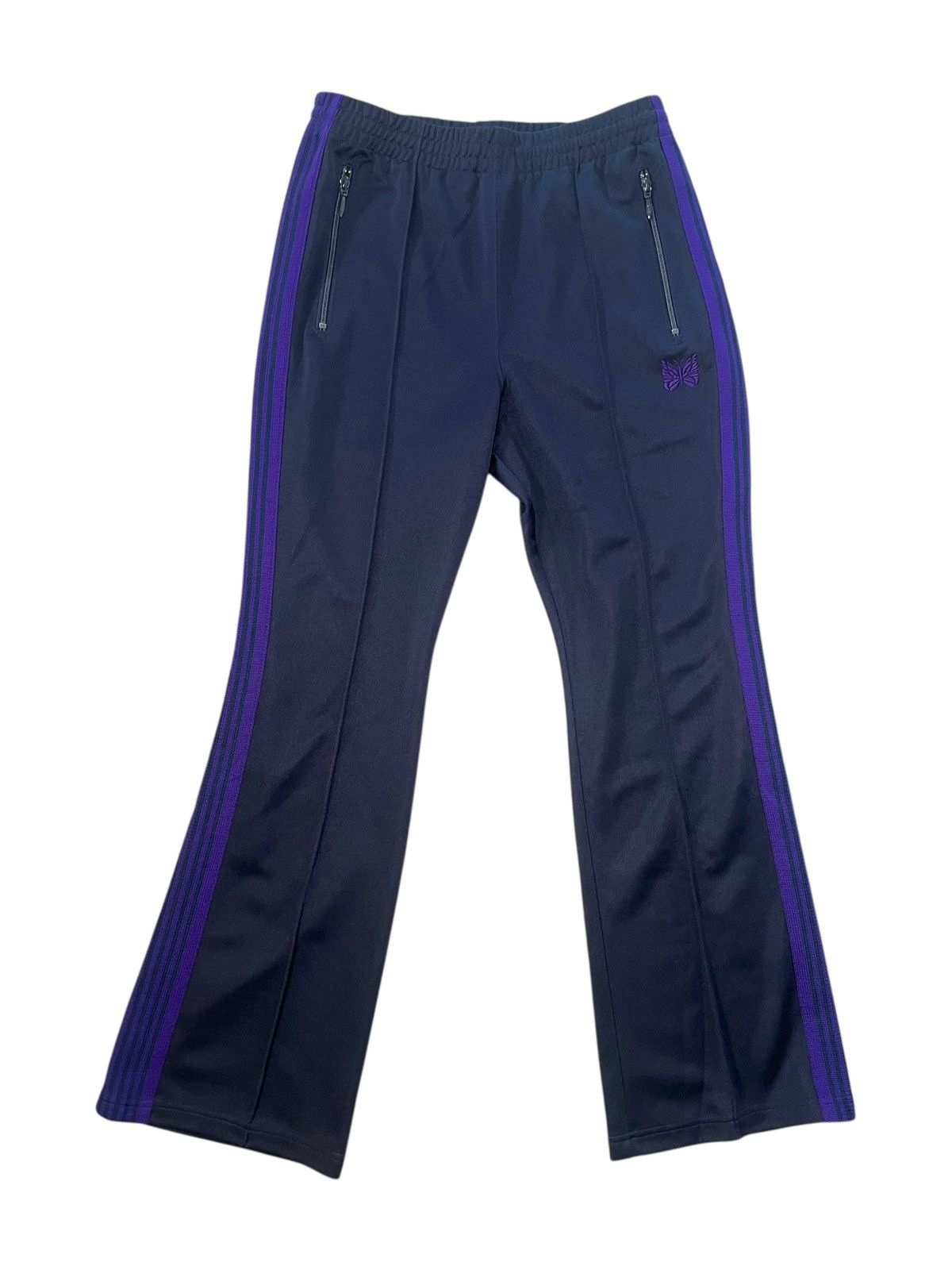 Needles Navy blue needles boot cut track pants Size US 28 / EU 44 - 1 Thumbnail