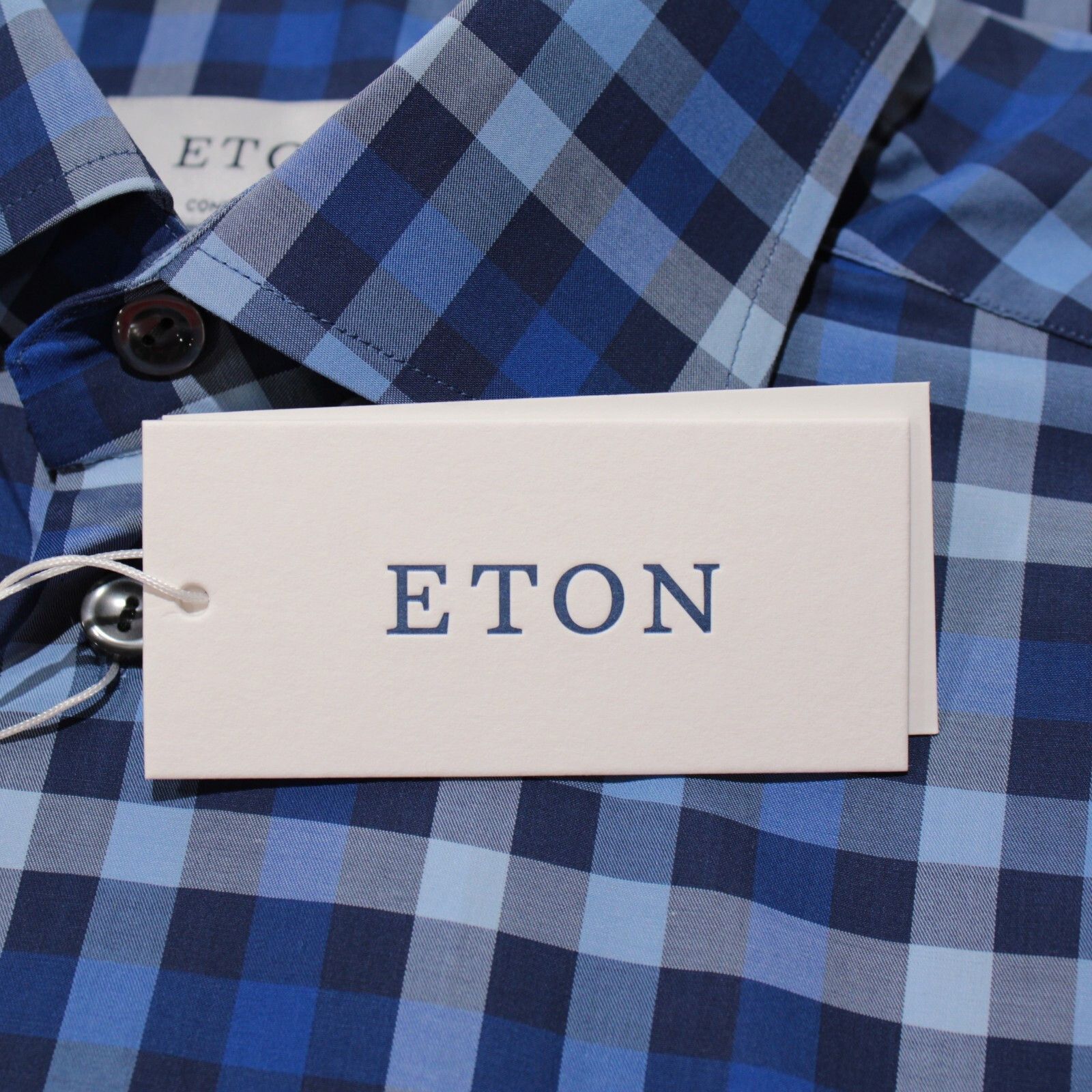 Eton Eton New with tags Shirt Size M US In Blue Size US M / EU 48-50 / 2 - 2 Thumbnail