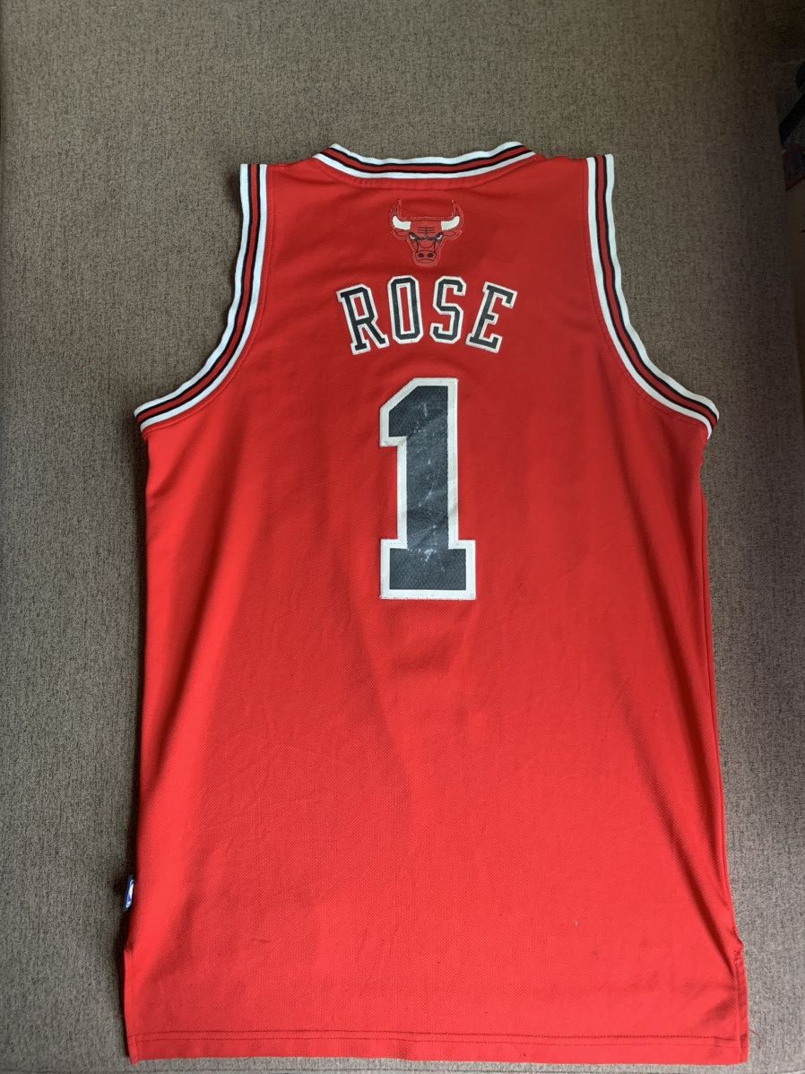 Adidas Authentic D-Rose Chicago Bulls Embroidered Jersey Size US M / EU 48-50 / 2 - 2 Thumbnail