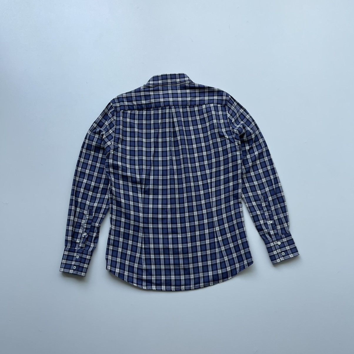 Brunello Cucinelli Brunello Cucinelli Slim Fit Cotton Checked Button Ups Shirt Size US S / EU 44-46 / 1 - 3 Thumbnail
