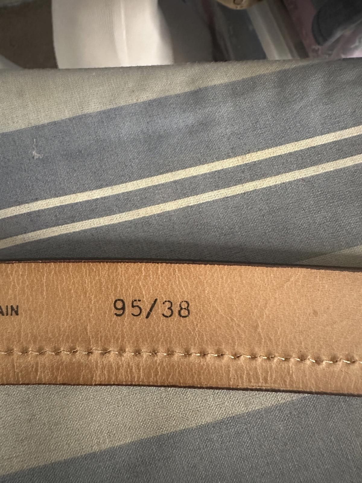 Massimo Dutti Massimo Dutti two-tone leather and suede belt Size 38 Size 38 - 6 Thumbnail