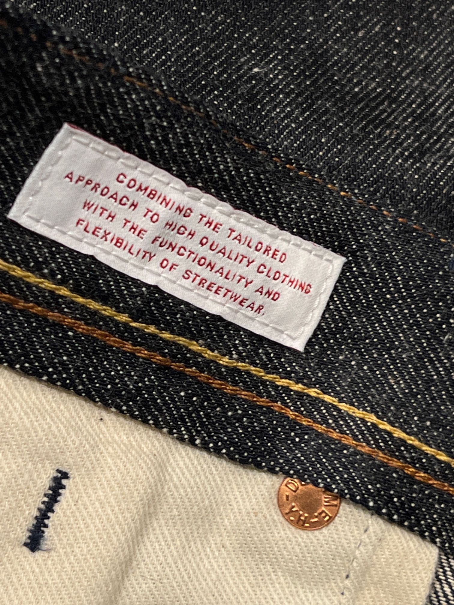 Other Deluxe Clothing Co. “Authentic S37” Japanese Selvedge Denim Size US 36 / EU 52 - 11 Thumbnail
