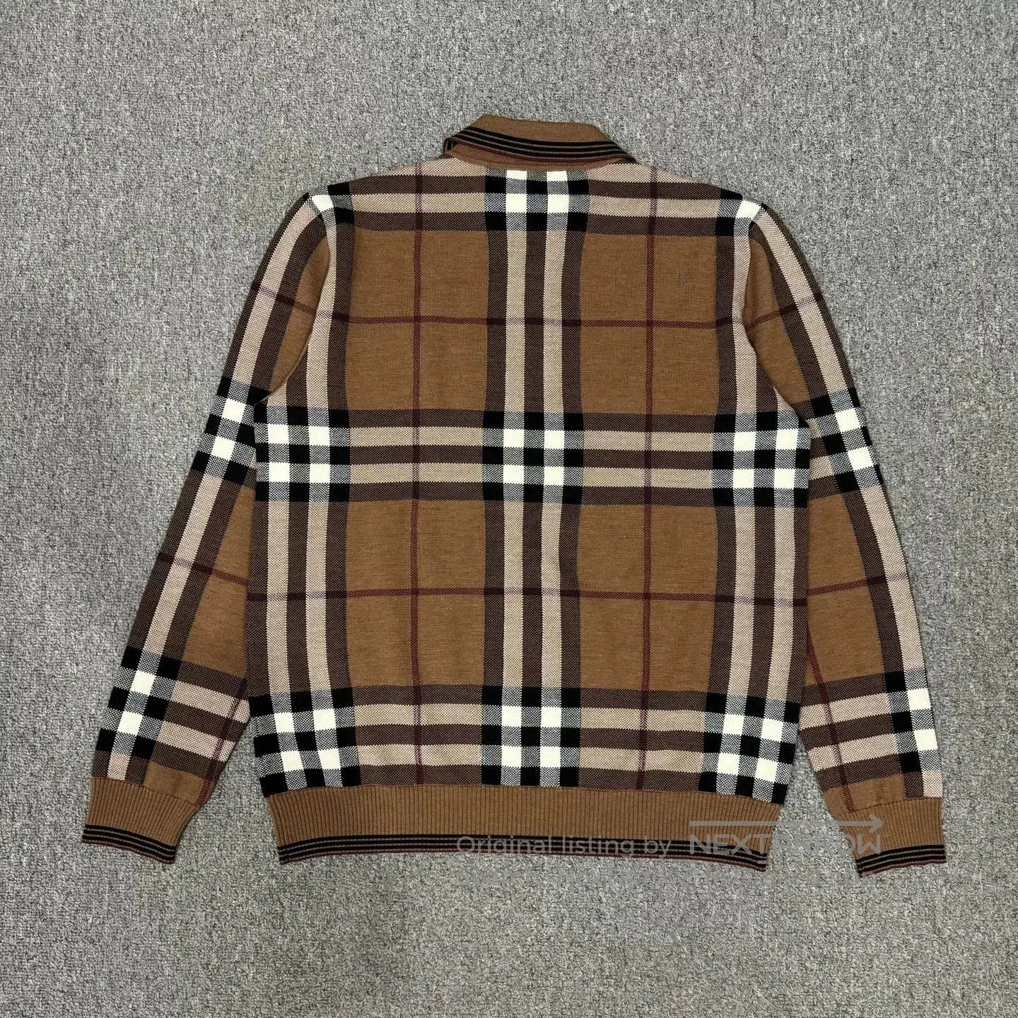 Burberry Burberry Classic Check Wool Sweater. Size US M / EU 48-50 / 2 - 2 Thumbnail