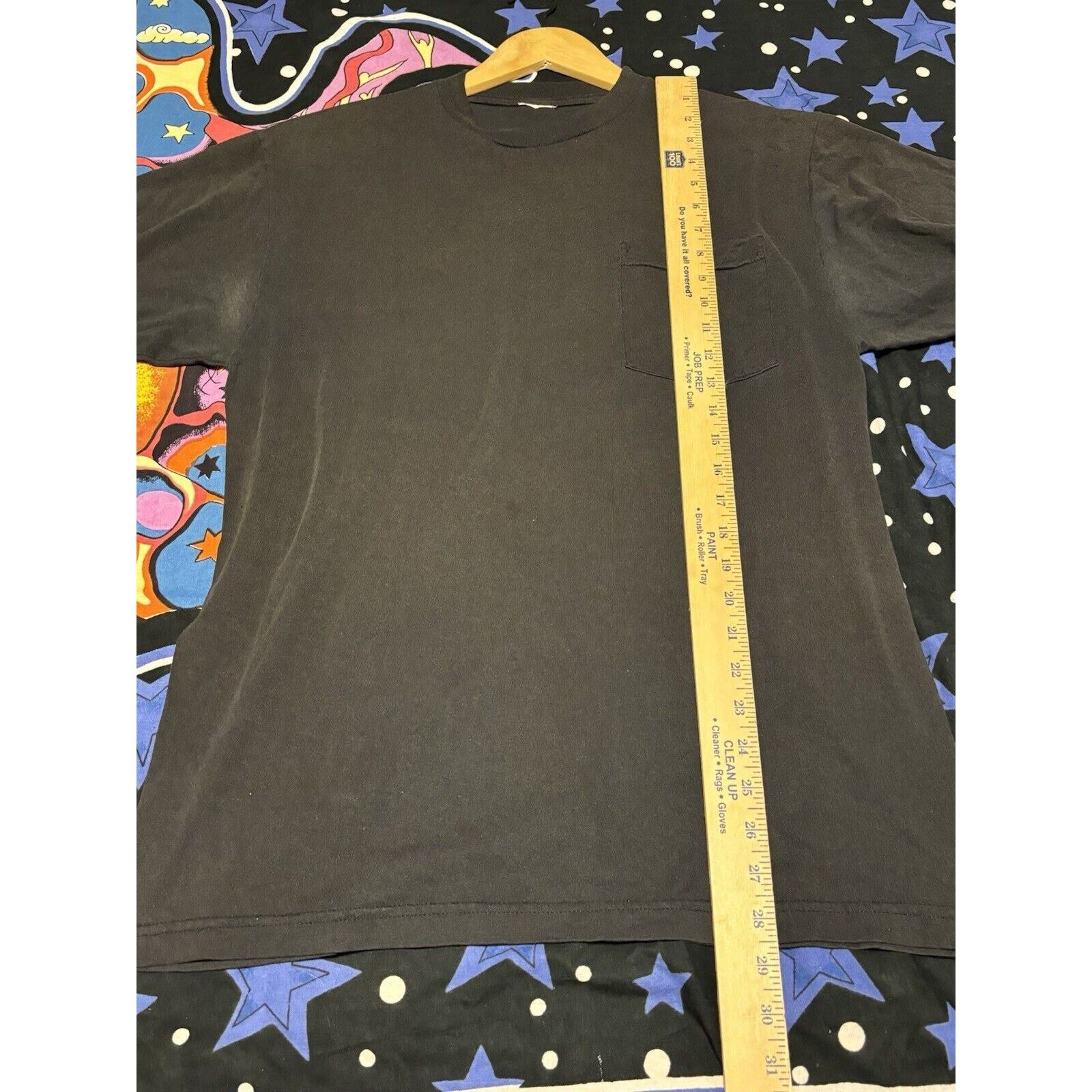 Other Vintage Faded Black Blank Shirt Size Unknown Brand Unknown Size US XXL / EU 58 / 5 - 7 Thumbnail