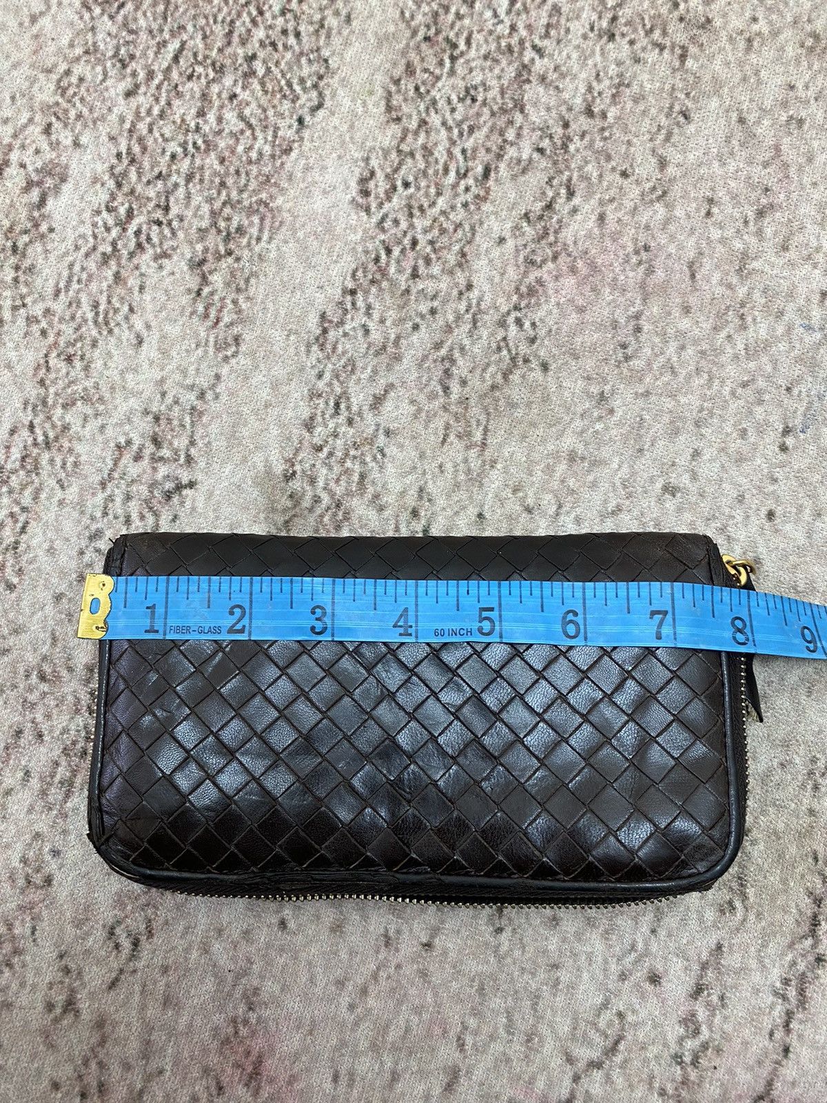 Bottega Veneta Bottega Veneta Long Purse Wallet Purse Leather Dark Brown Size ONE SIZE - 14 Thumbnail