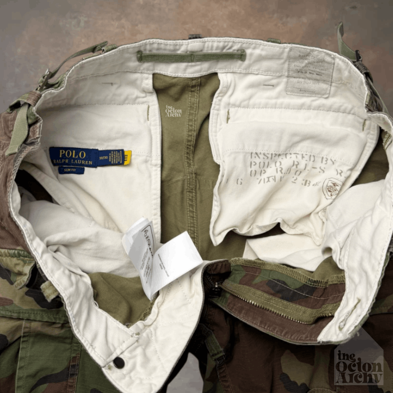 Polo Ralph Lauren Polo Ralph Lauren Slim Fit Camo Canvas Cargo Pant Size US 30 / EU 46 - 4 Thumbnail