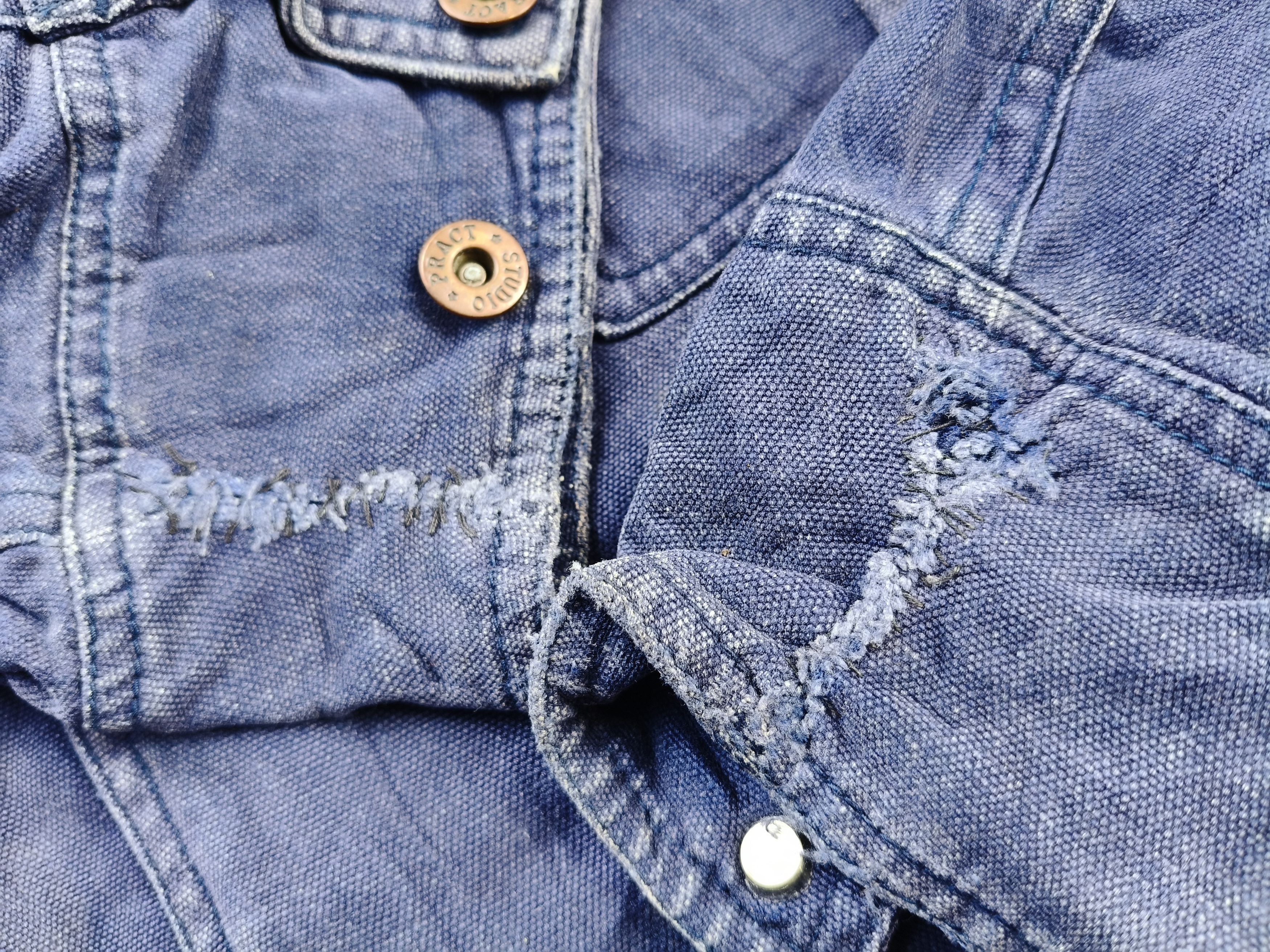 Vintage Pract Studio Denim Jacket Button Up Size US M / EU 48-50 / 2 - 14 Thumbnail