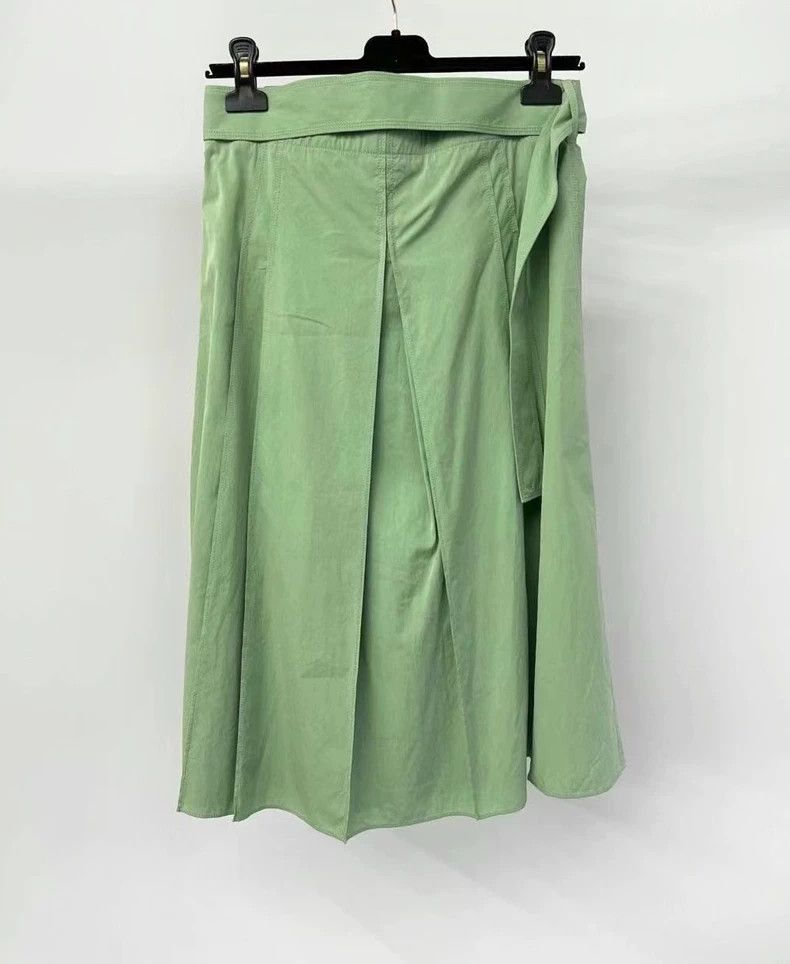 Loro Piana LORO PIANA Green half-length skirt Size 27" / US 4 / IT 40 - 2 Thumbnail