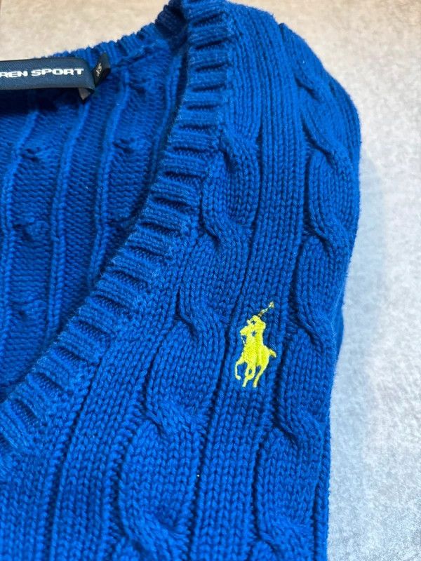 Polo Ralph Lauren Ralph Lauren Sport Sweatshirt Cable Knit XS Pony Size XS / US 0-2 / IT 36-38 - 4 Thumbnail