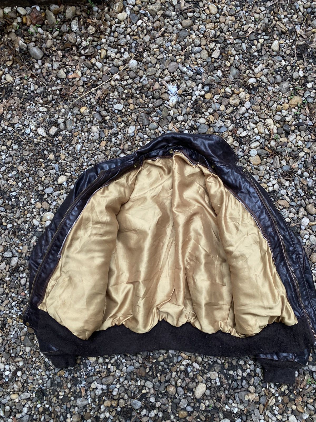 Schott × Vintage Vintage Schott Dense Talon Aviator Leather Jacket Size US M / EU 48-50 / 2 - 5 Thumbnail