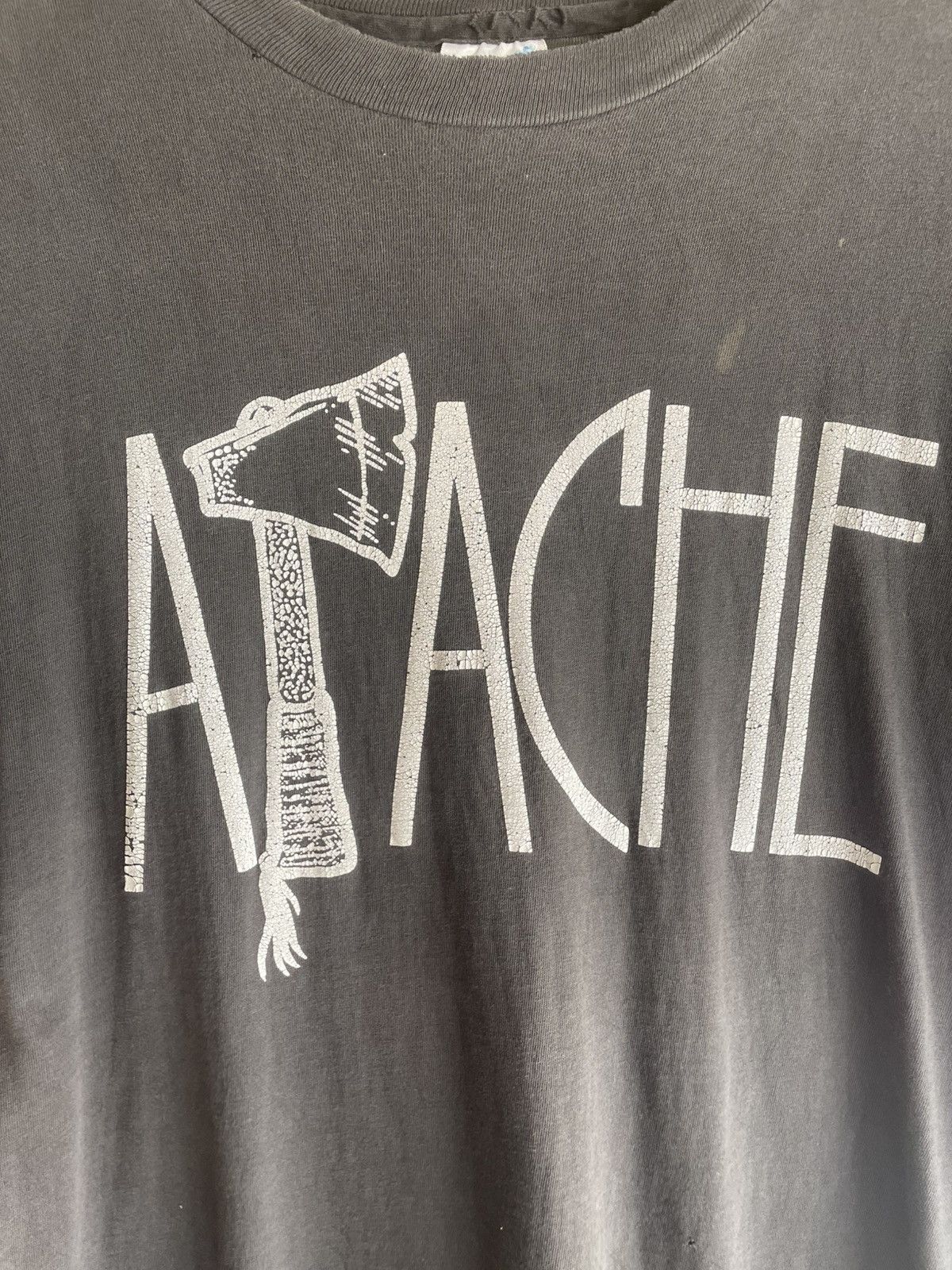 Vintage Vintage “Apache Gangsta Bitch” Tee – Rare 90s Hip Hop ERD Size US XL / EU 56 / 4 - 3 Thumbnail