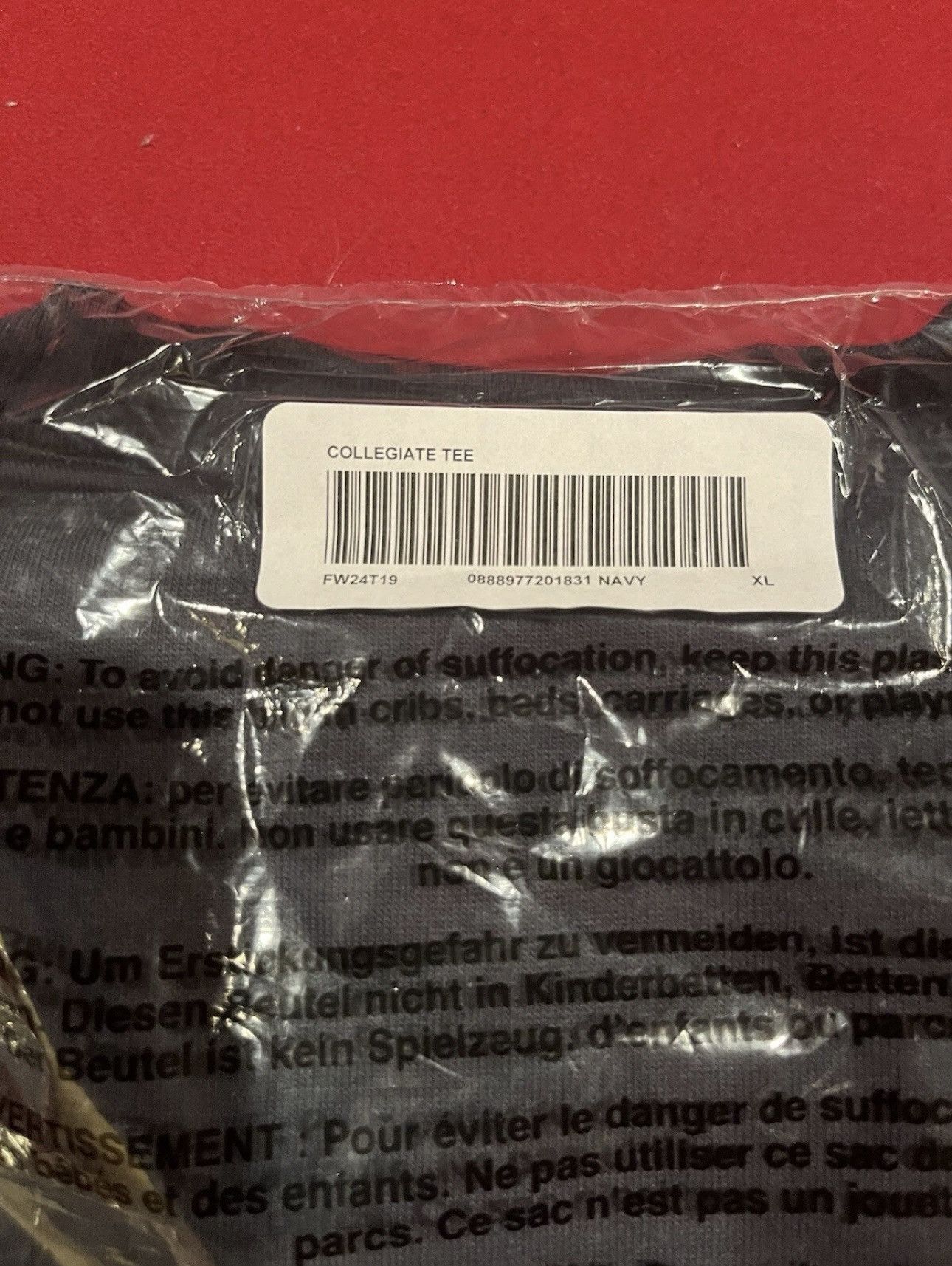 Supreme Supreme Tera Patrick Nipple Tee Navy XLarge FW24 Size US XL / EU 56 / 4 - 3 Thumbnail