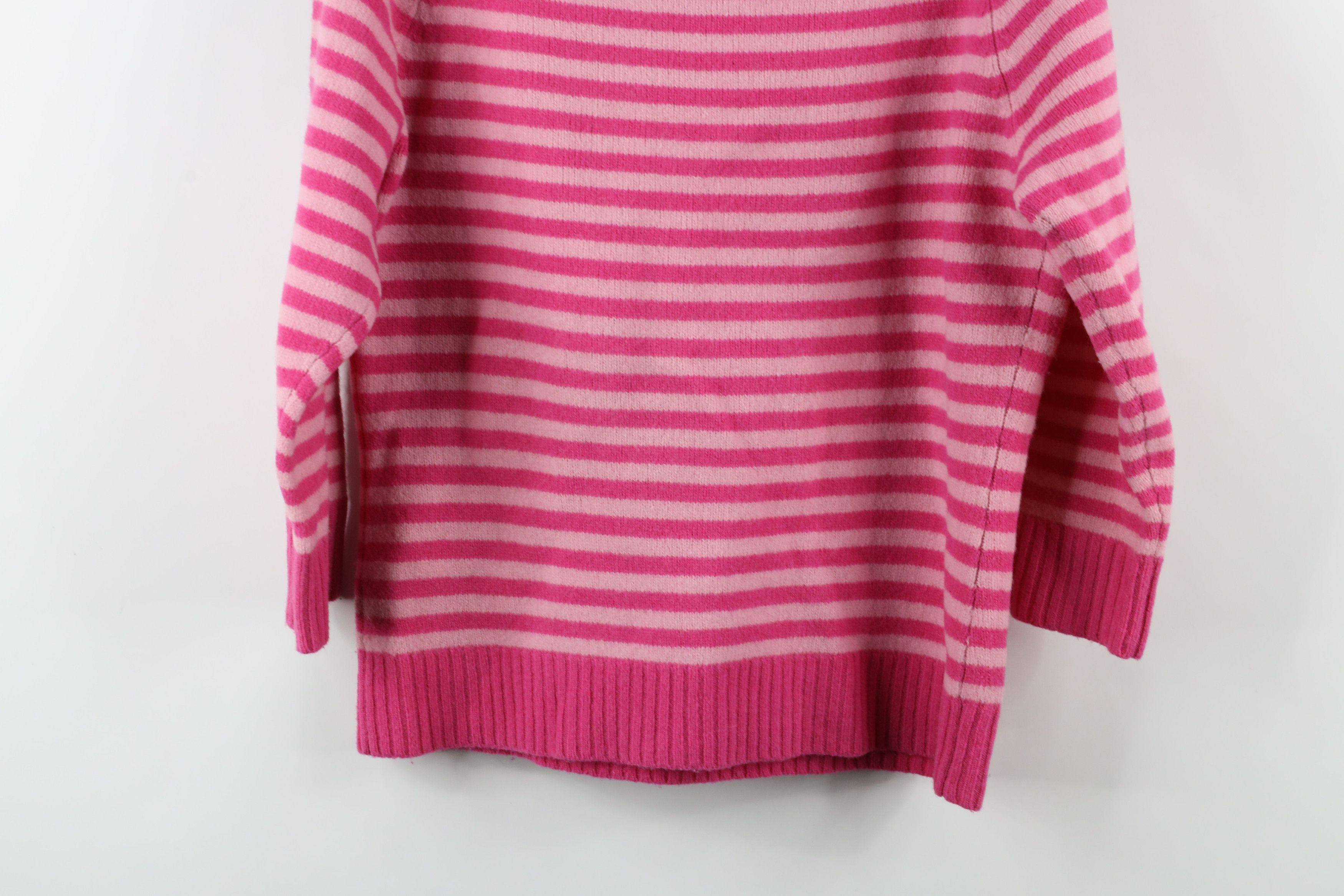 Gap × Vintage Vintage Y2K 2003 Gap Babydoll Lambswool Knit Striped Sweater Size L / US 10 / IT 46 - 9 Thumbnail