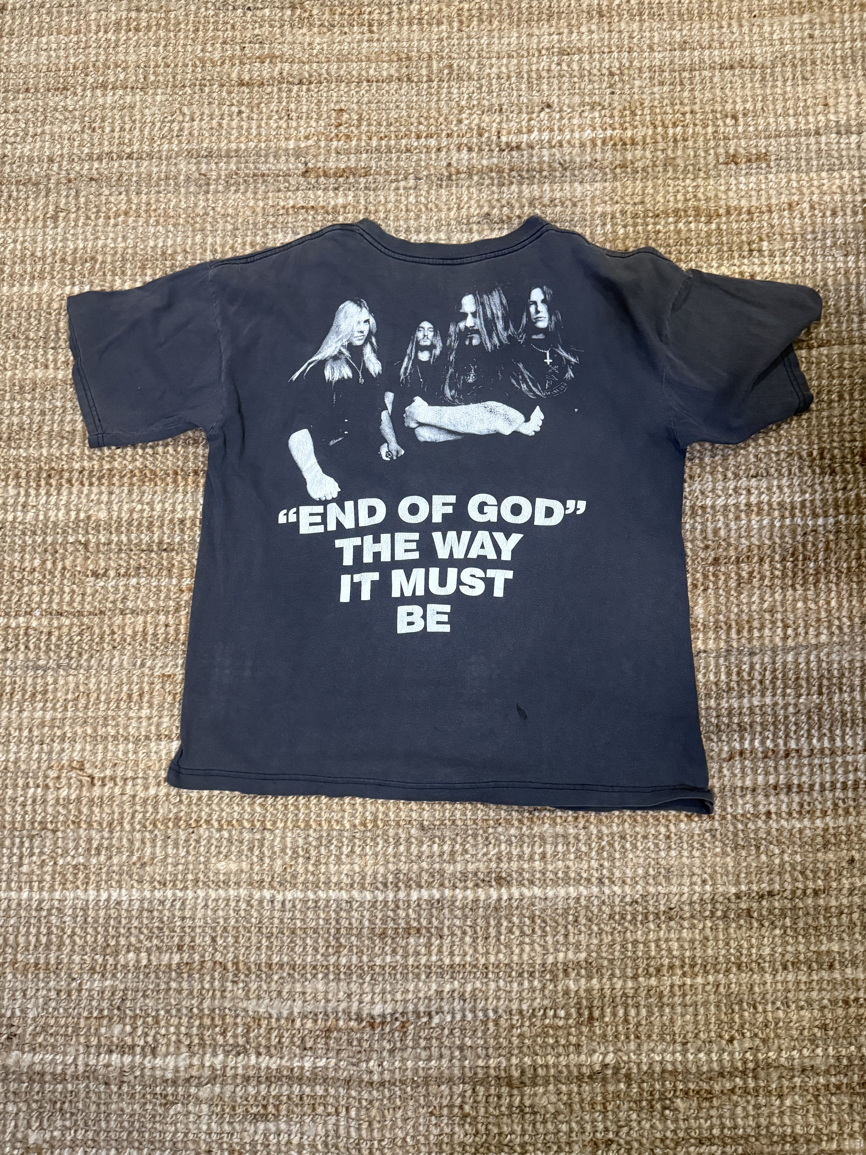 Vintage Vintage 1992 Deicide End Of God Blue Grape Shirt - Large Size US L / EU 52-54 / 3 - 5 Thumbnail