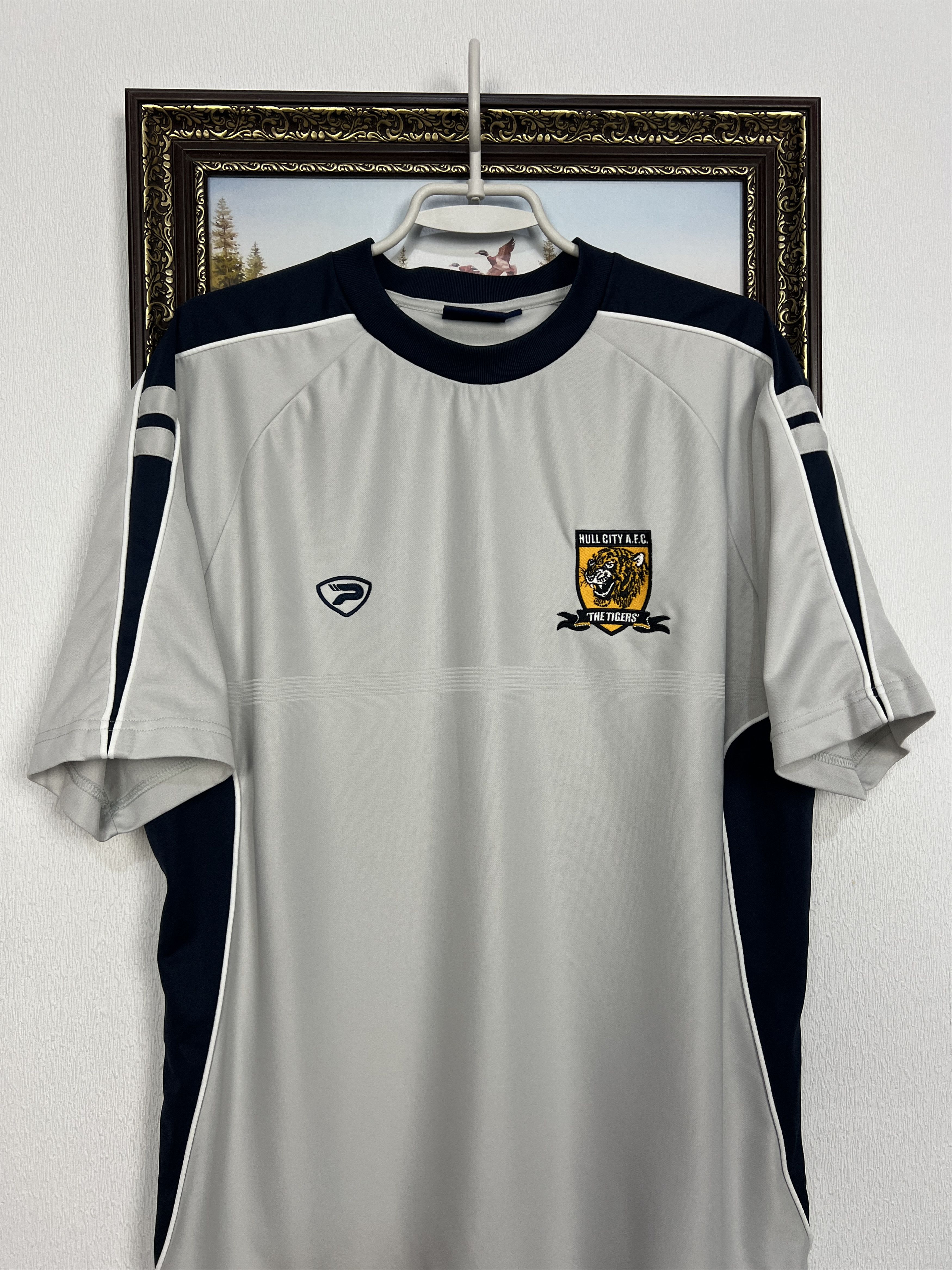 Vintage 2000's Patrick Hull City Football Train Shirt Jersey Trikot Size US L / EU 52-54 / 3 - 2 Thumbnail