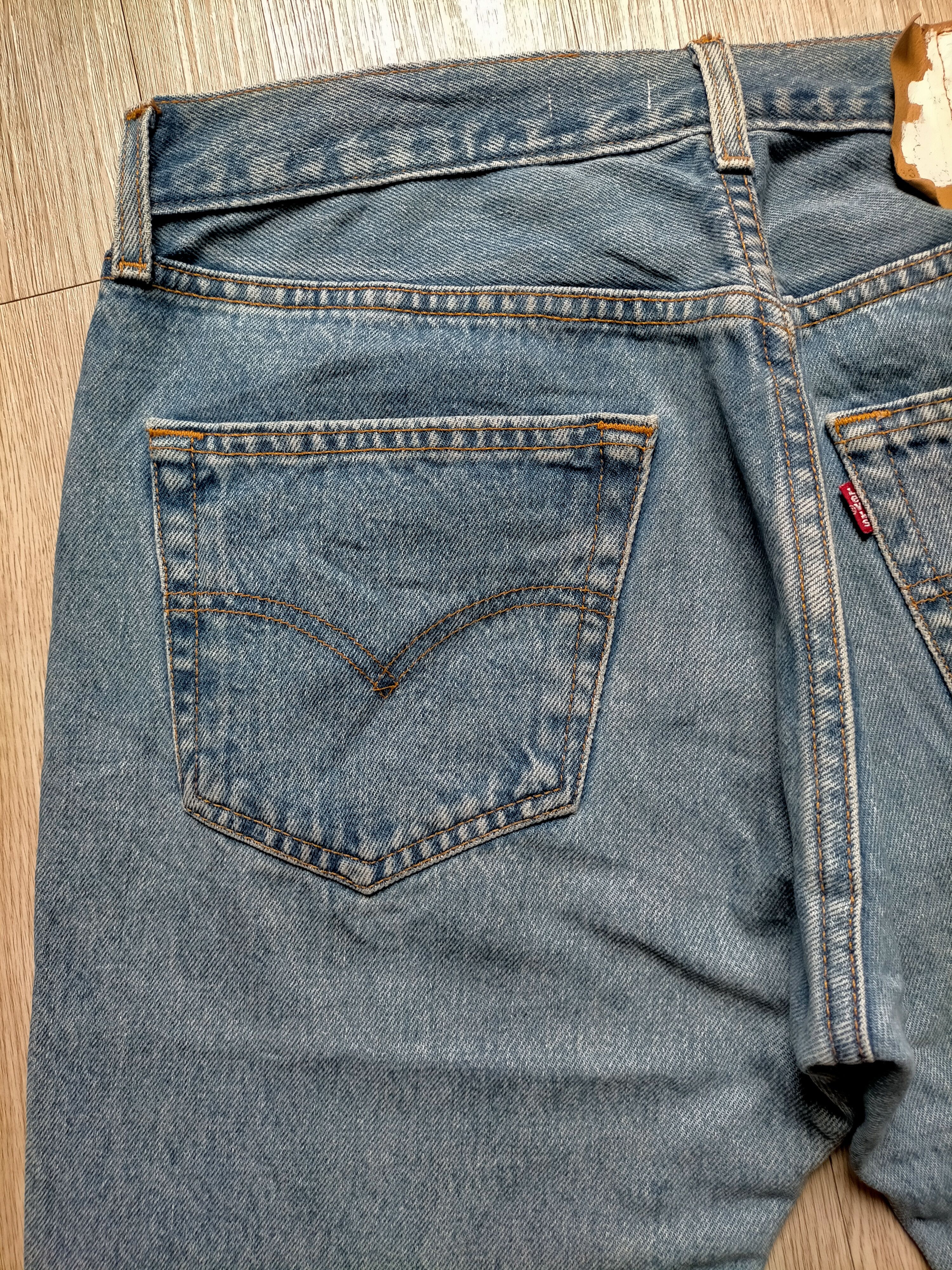Levi's Vintage Levis 501 x Old Park Upcycle Blue Jeans Size US 30 / EU 46 - 10 Thumbnail