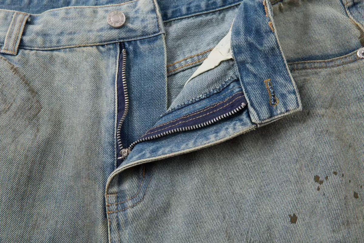 Designer × Vintage Dirty Washed Design Old Retro Vintage Y2k Shorts Size US 32 / EU 48 - 6 Thumbnail