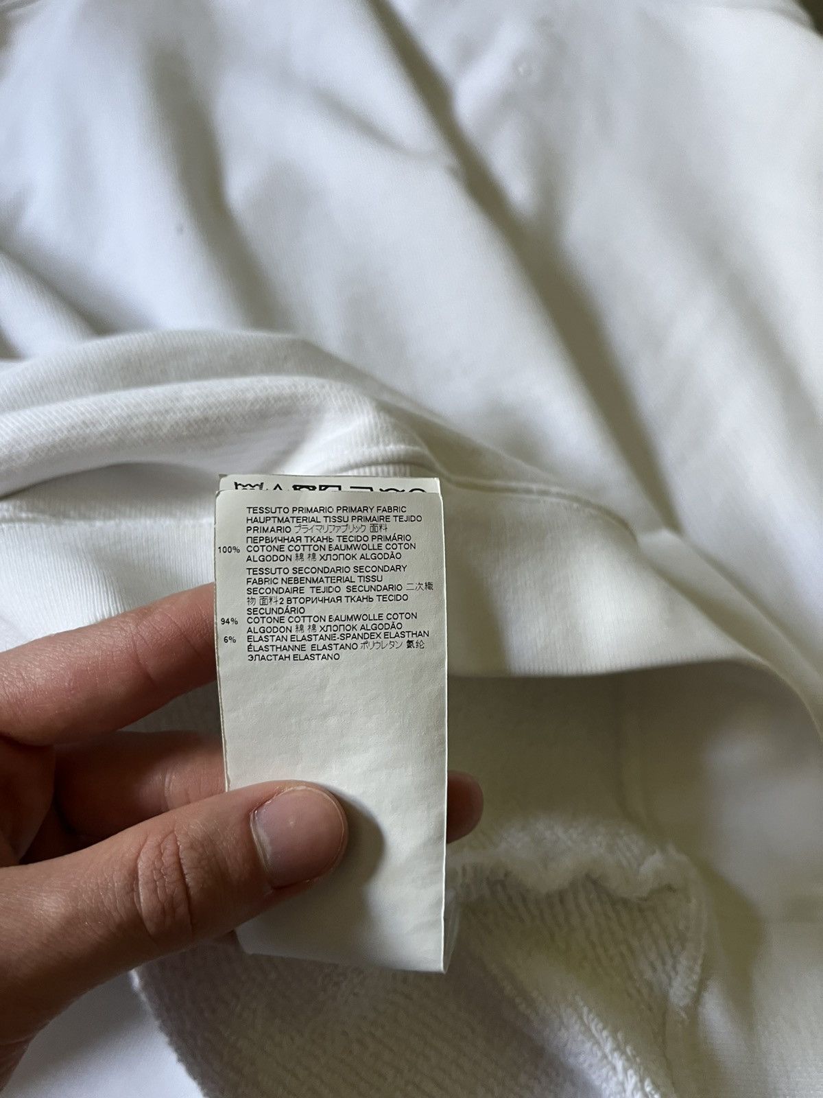 Maison Margiela Maison Margiela A/W 20 upside down oversized white hoodie Size US L / EU 52-54 / 3 - 20 Thumbnail